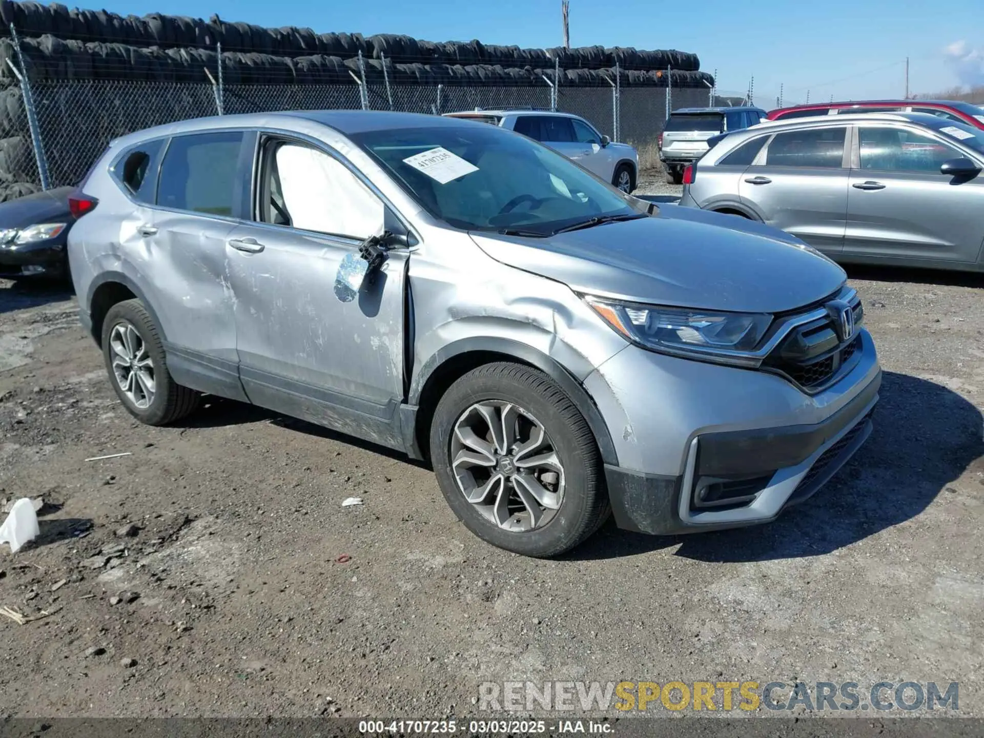 1 fotografías del automóvil dañado 2HKRW2H82MH656656 HONDA CR-V 2021
