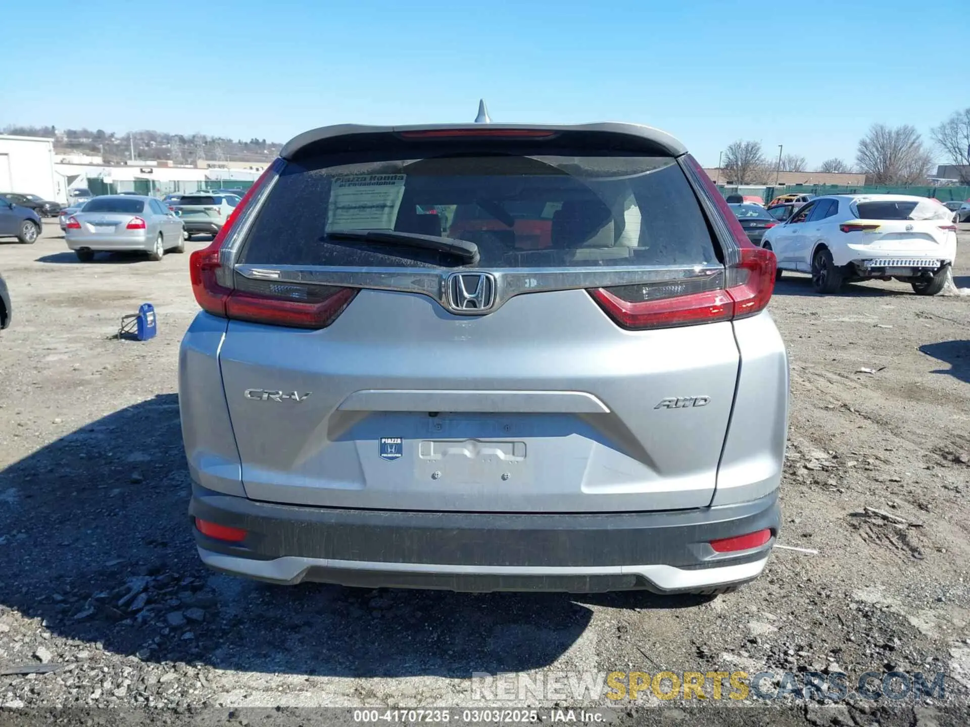 15 fotografías del automóvil dañado 2HKRW2H82MH656656 HONDA CR-V 2021