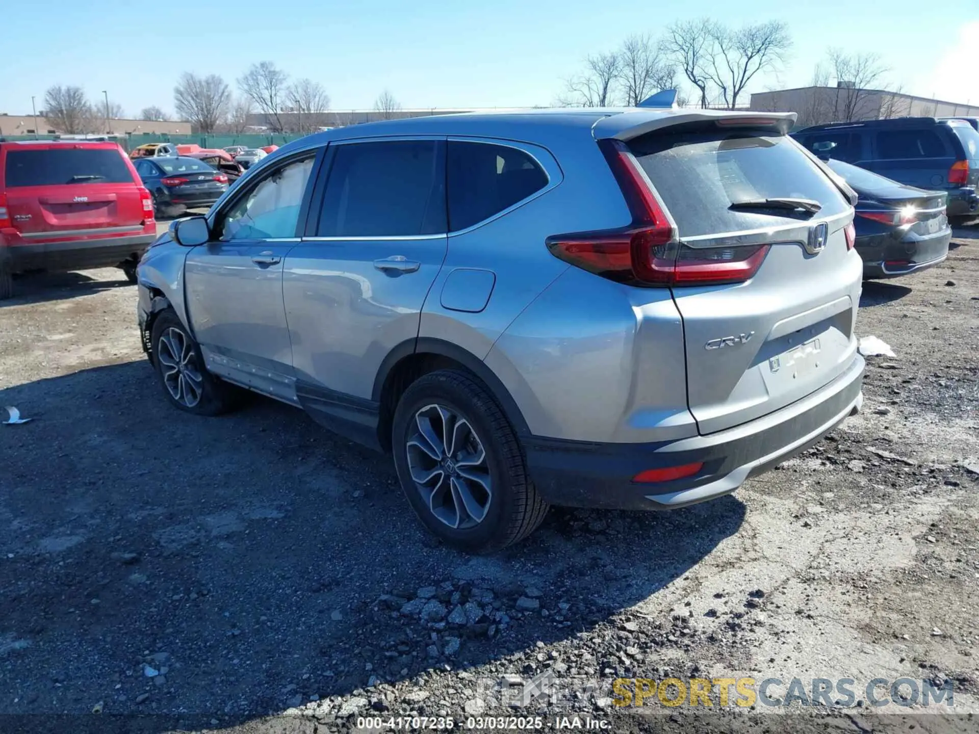 3 fotografías del automóvil dañado 2HKRW2H82MH656656 HONDA CR-V 2021