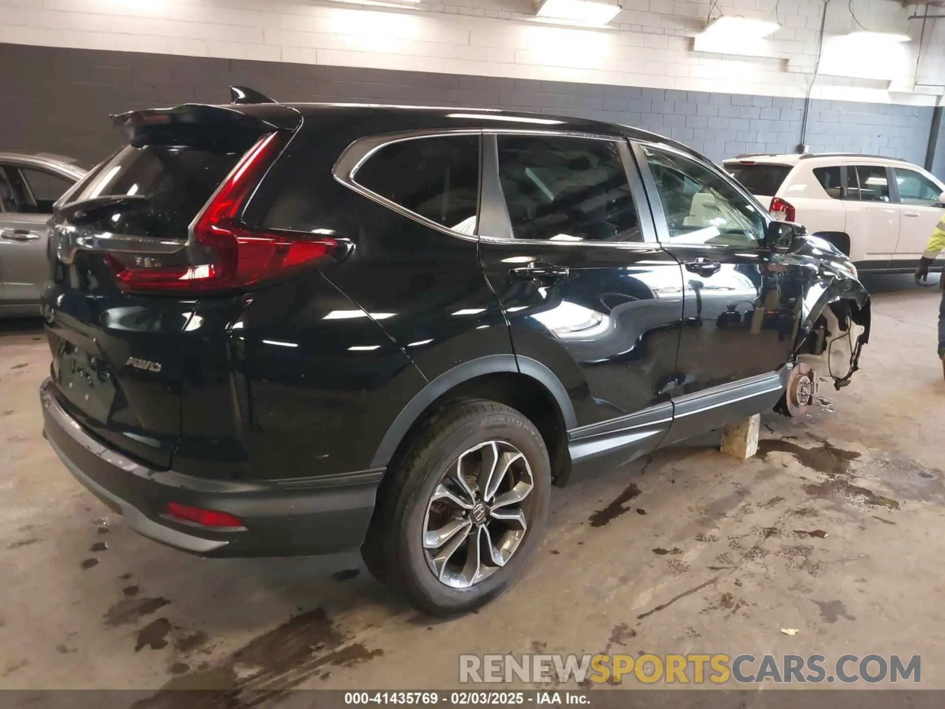 4 fotografías del automóvil dañado 2HKRW2H83MH605277 HONDA CR-V 2021