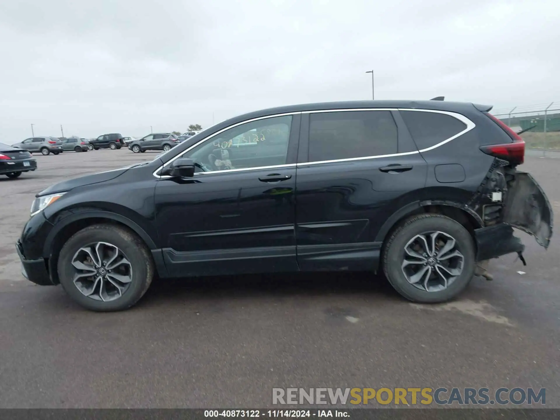 14 fotografías del automóvil dañado 2HKRW2H83MH616652 HONDA CR-V 2021