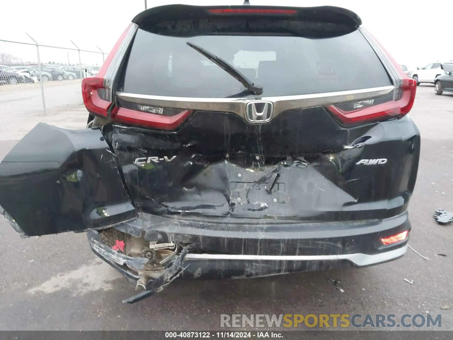 6 fotografías del automóvil dañado 2HKRW2H83MH616652 HONDA CR-V 2021