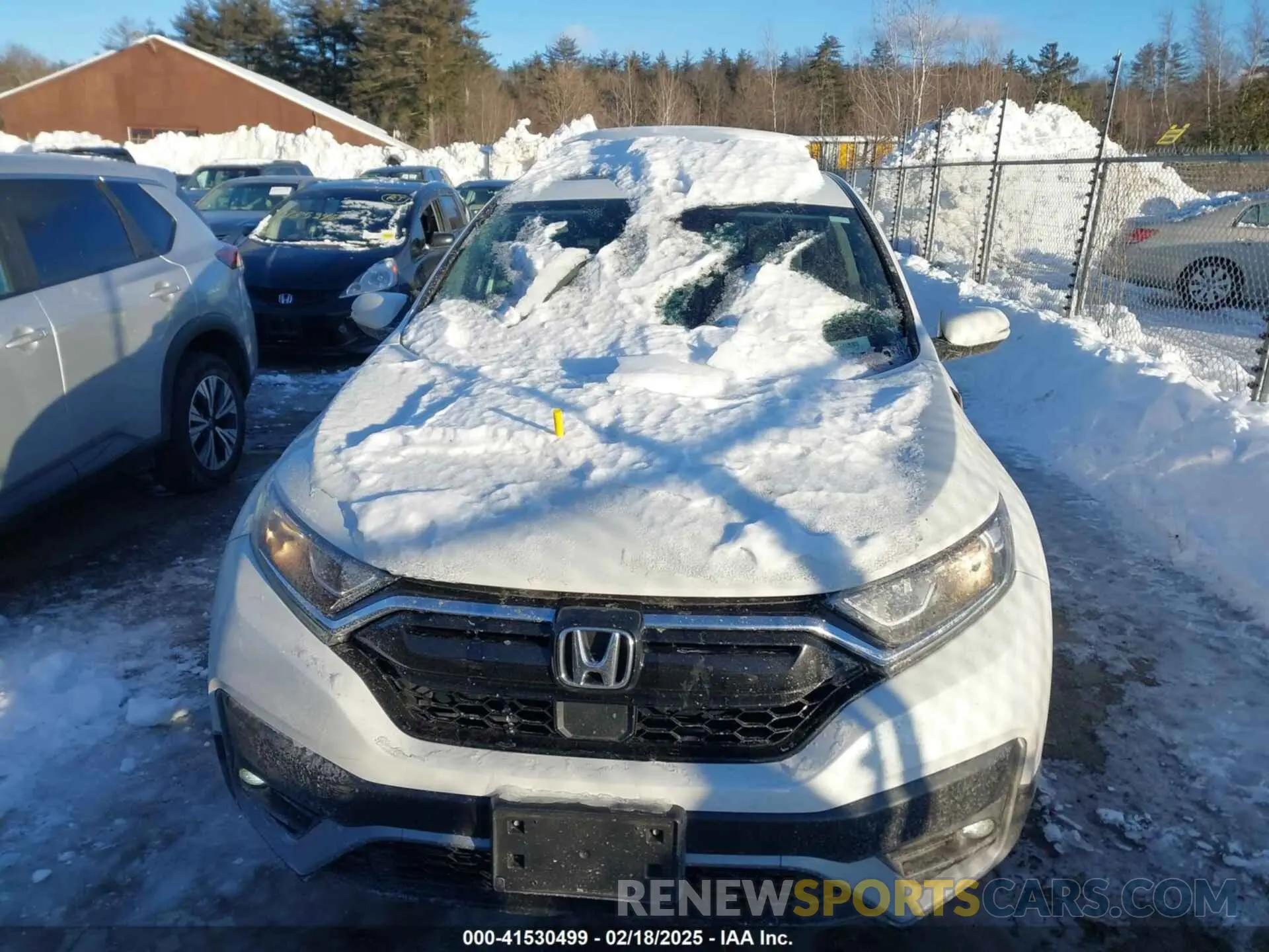 12 fotografías del automóvil dañado 2HKRW2H83MH634505 HONDA CR-V 2021
