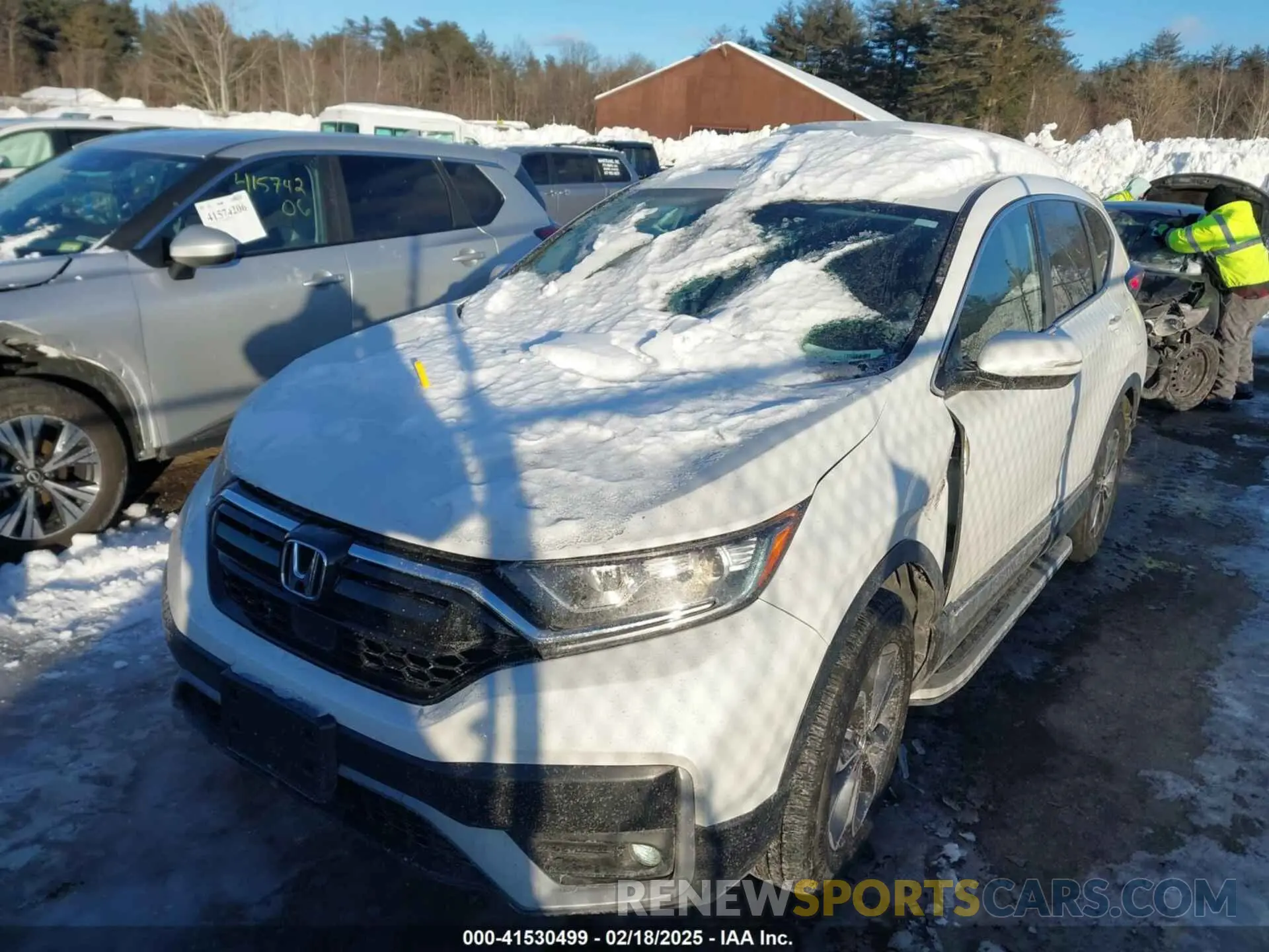 2 fotografías del automóvil dañado 2HKRW2H83MH634505 HONDA CR-V 2021