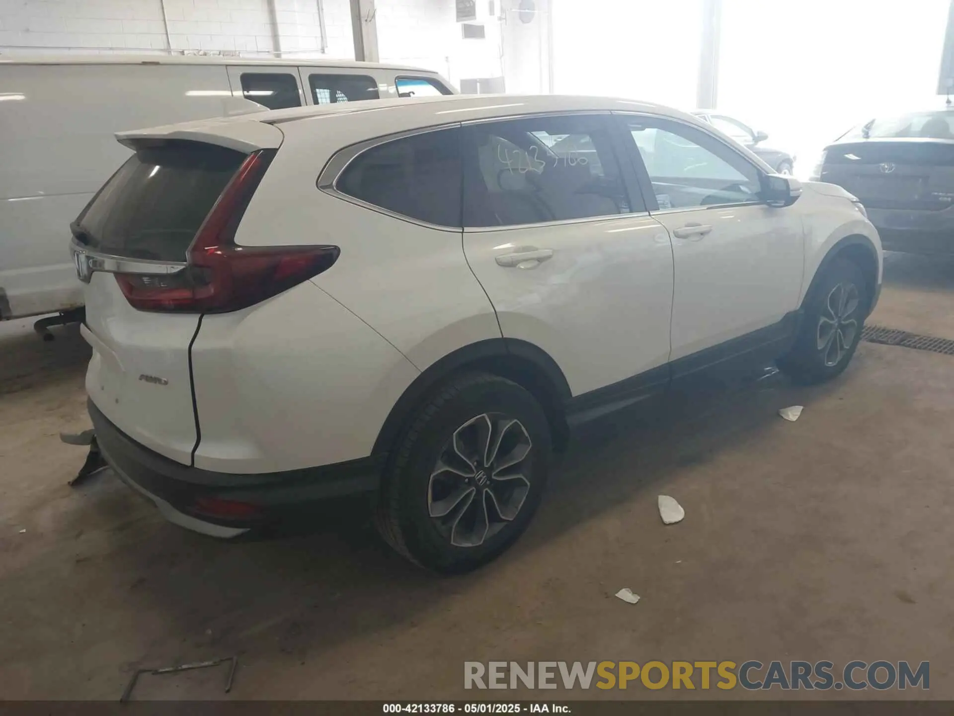 4 fotografías del automóvil dañado 2HKRW2H85MH620282 HONDA CR-V 2021