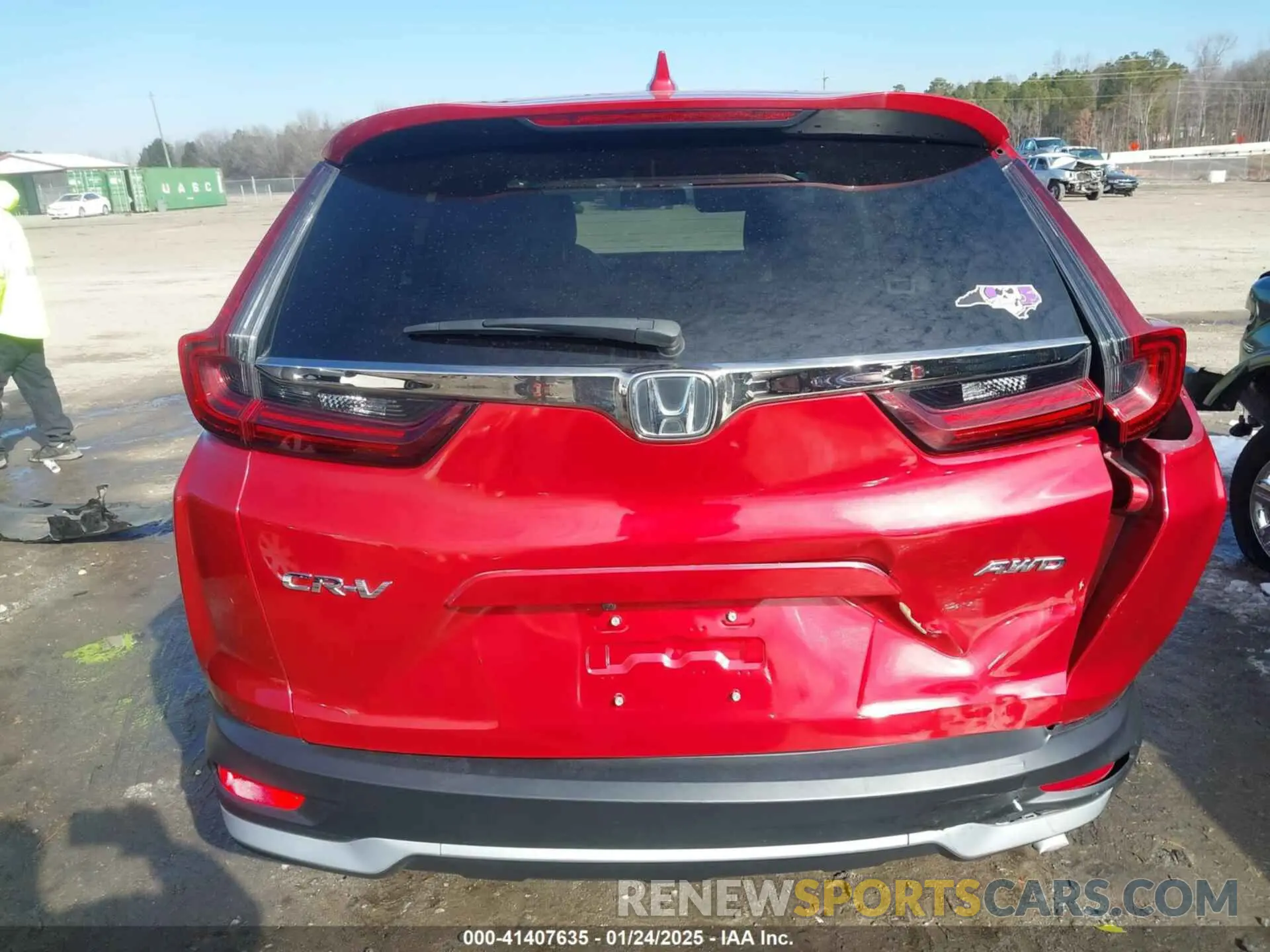 16 fotografías del automóvil dañado 2HKRW2H86MH613907 HONDA CR-V 2021