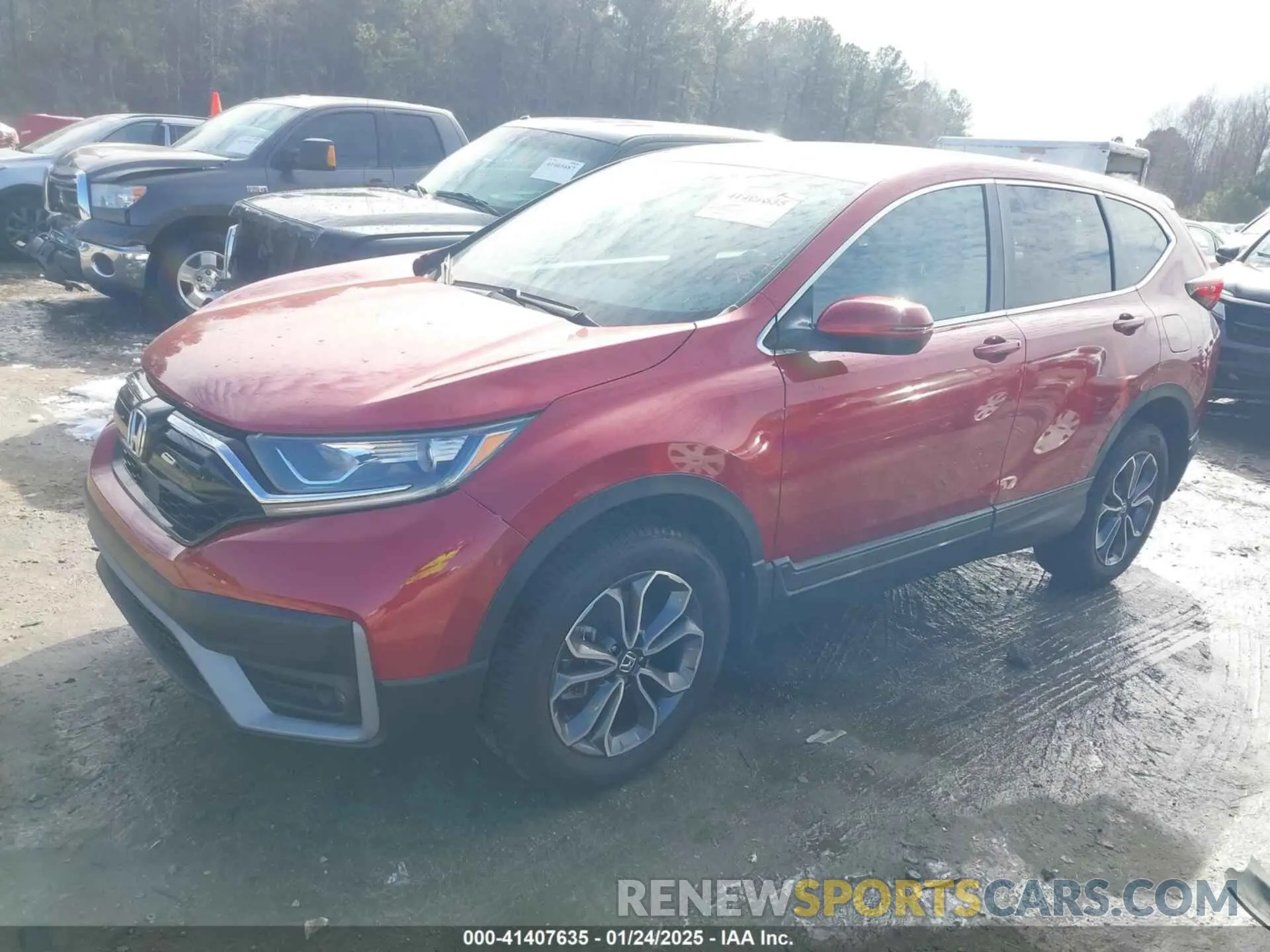 2 fotografías del automóvil dañado 2HKRW2H86MH613907 HONDA CR-V 2021