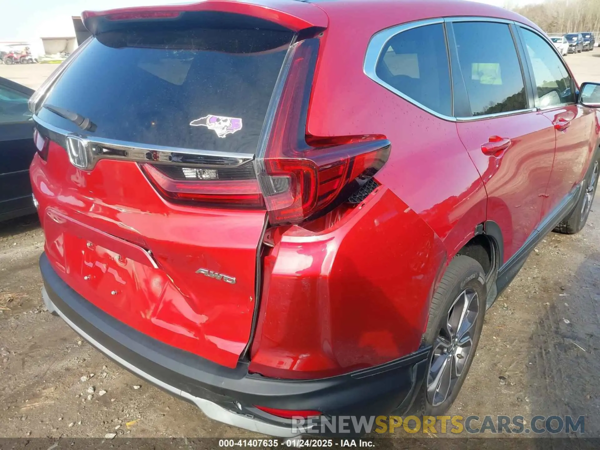 6 fotografías del automóvil dañado 2HKRW2H86MH613907 HONDA CR-V 2021