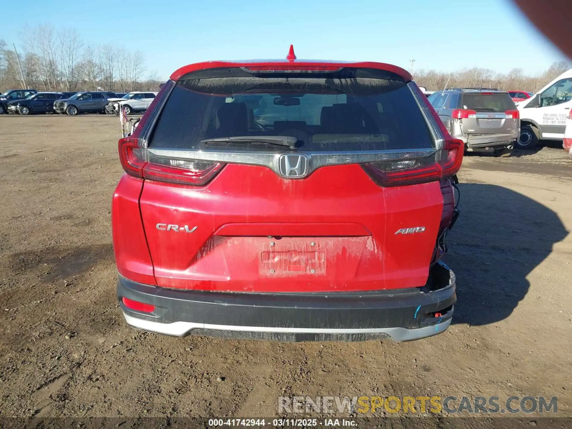 16 fotografías del automóvil dañado 2HKRW2H89MH615585 HONDA CR-V 2021