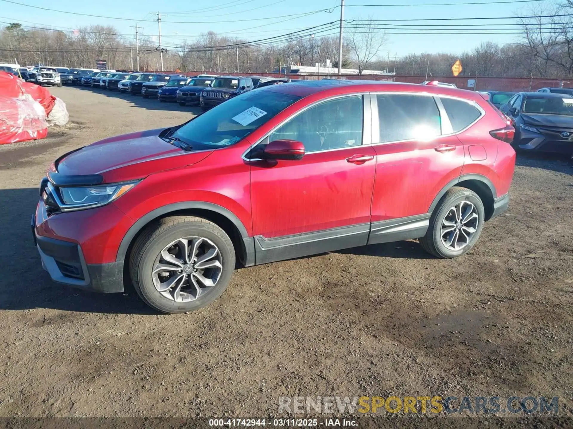 2 fotografías del automóvil dañado 2HKRW2H89MH615585 HONDA CR-V 2021
