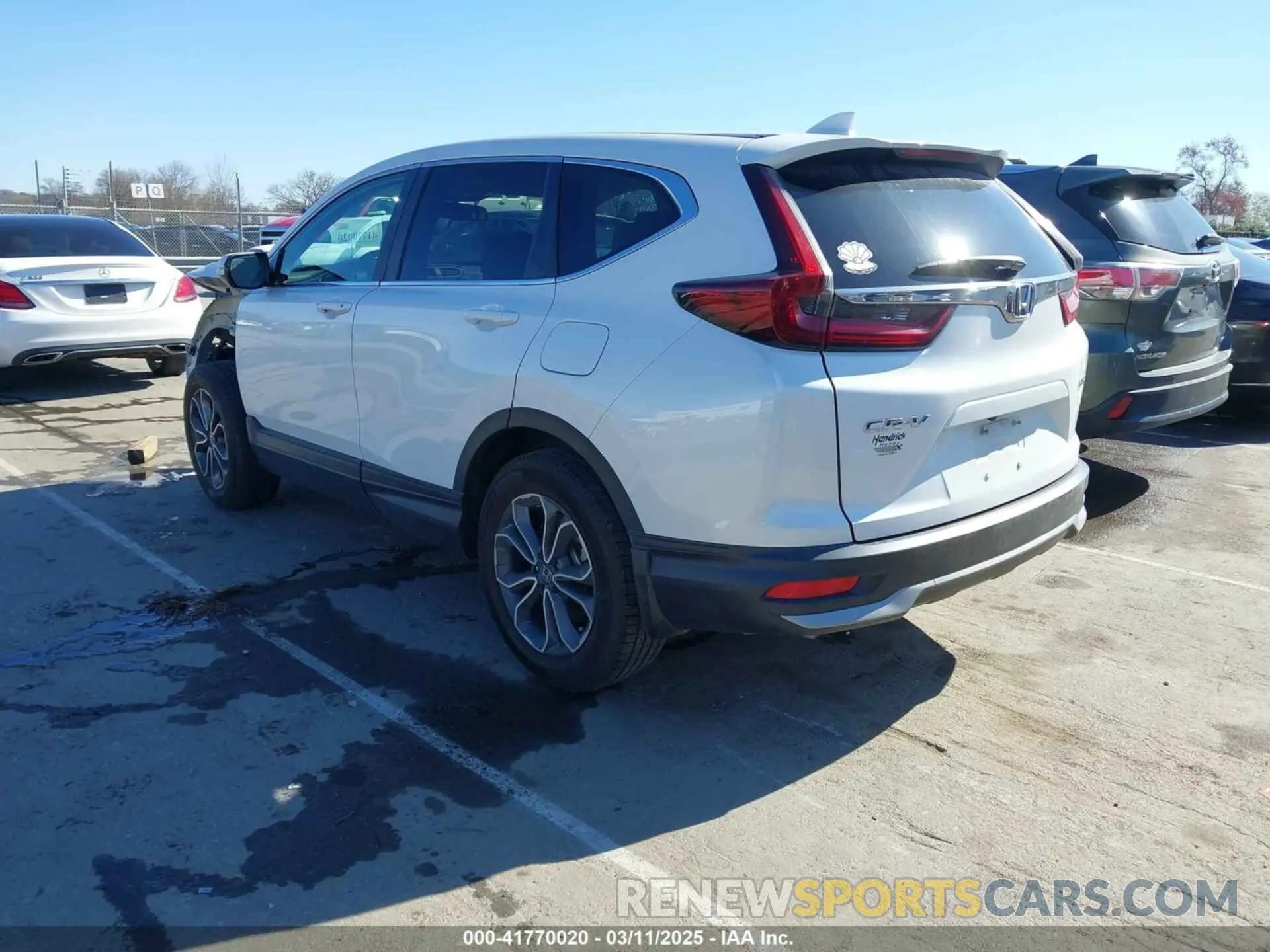 3 fotografías del automóvil dañado 2HKRW2H8XMH612534 HONDA CR-V 2021