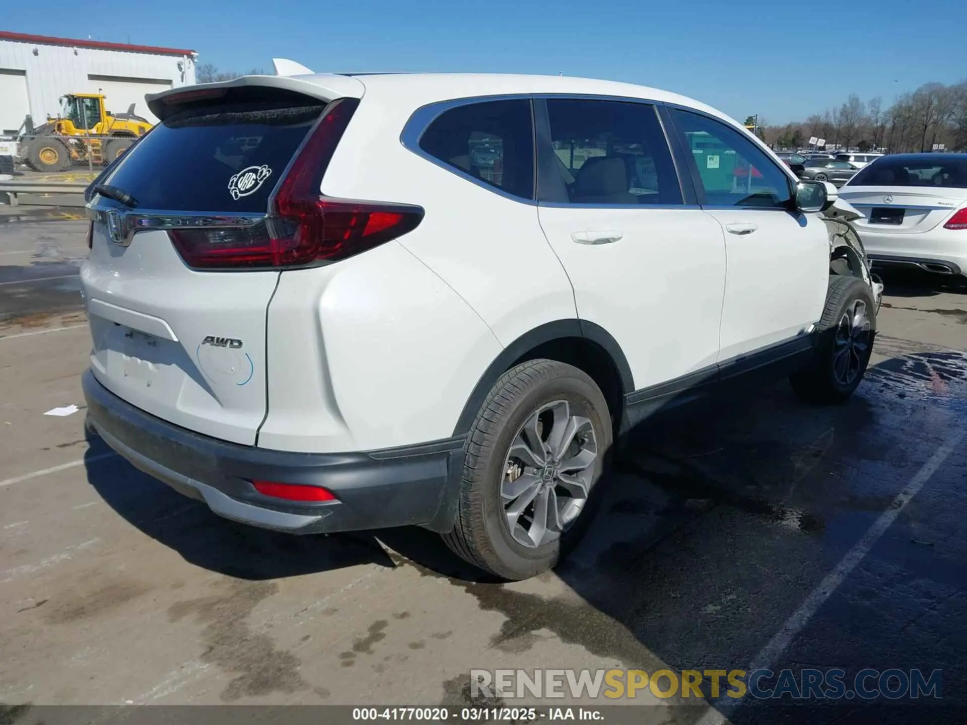 4 fotografías del automóvil dañado 2HKRW2H8XMH612534 HONDA CR-V 2021