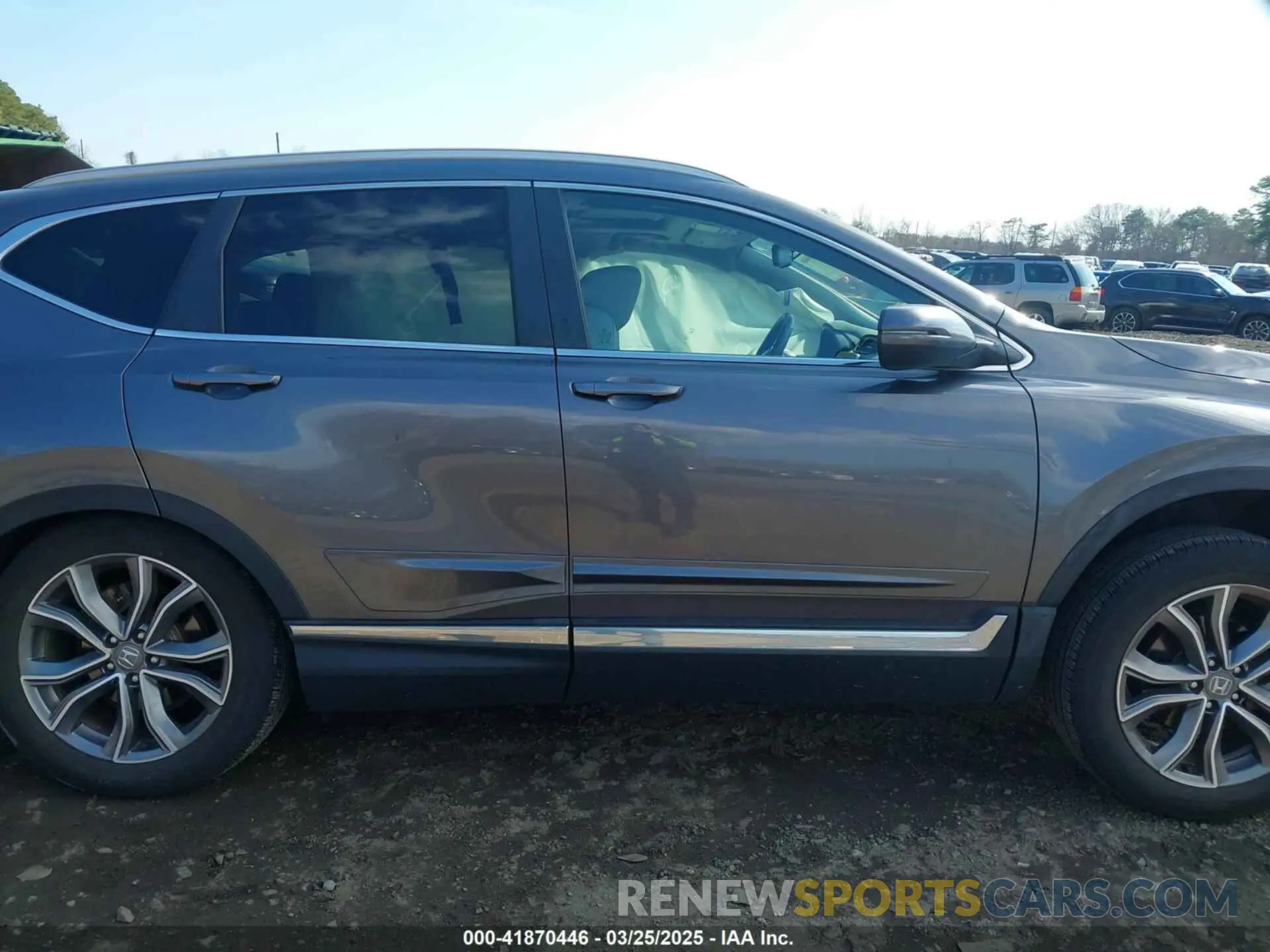 14 fotografías del automóvil dañado 2HKRW2H9XMH645901 HONDA CR-V 2021