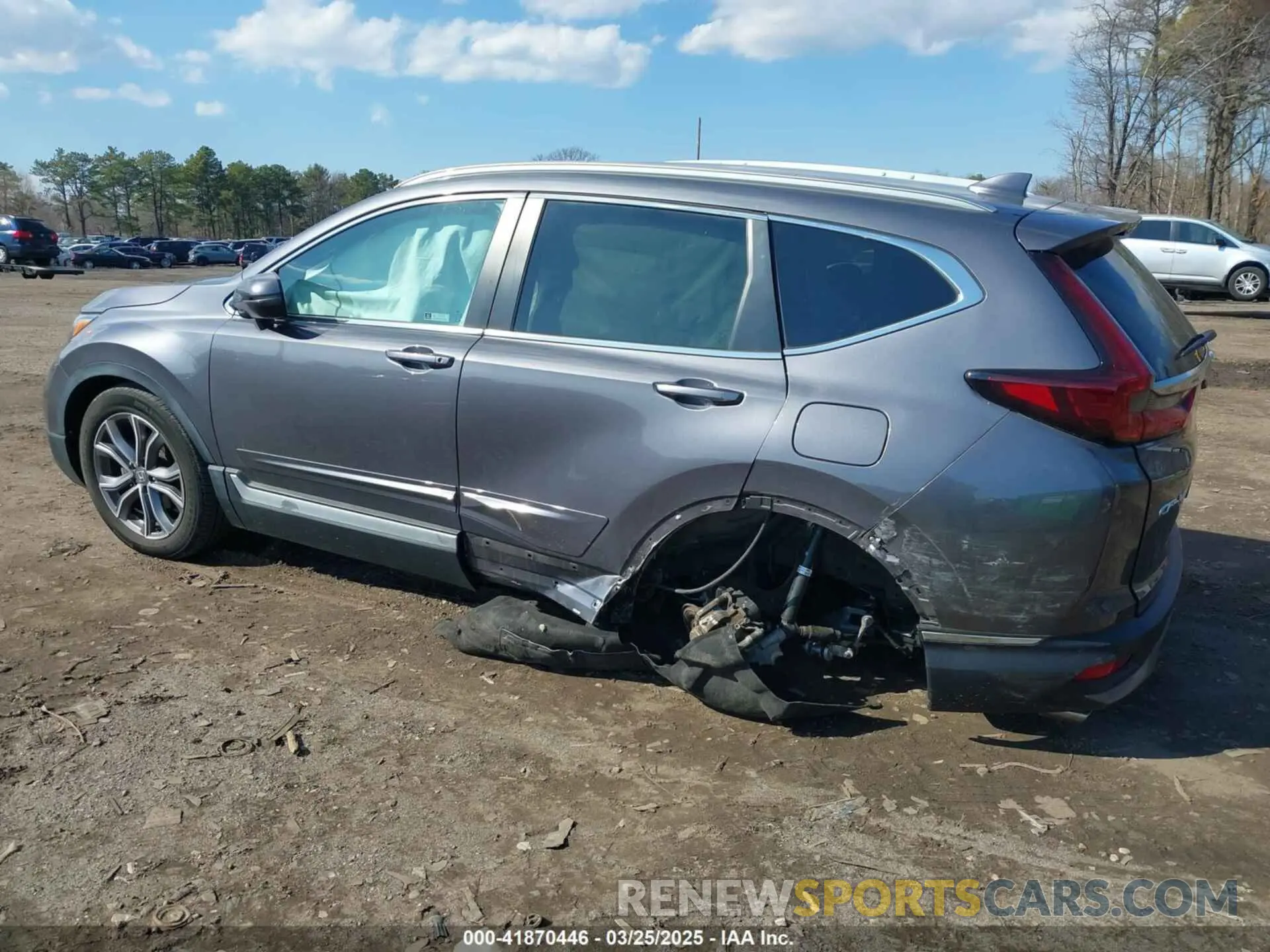 6 fotografías del automóvil dañado 2HKRW2H9XMH645901 HONDA CR-V 2021