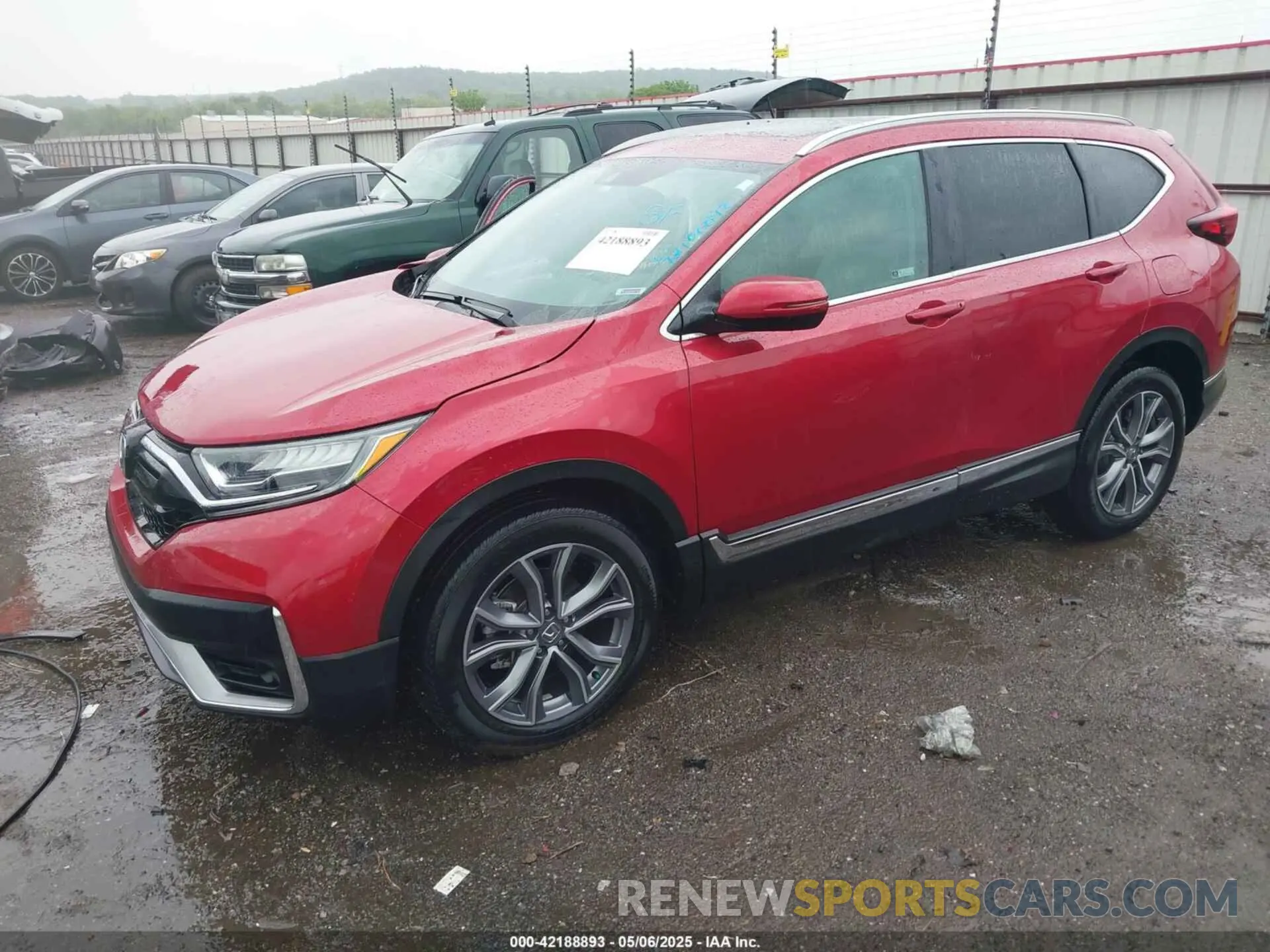 2 fotografías del automóvil dañado 2HKRW2H9XMH663315 HONDA CR-V 2021
