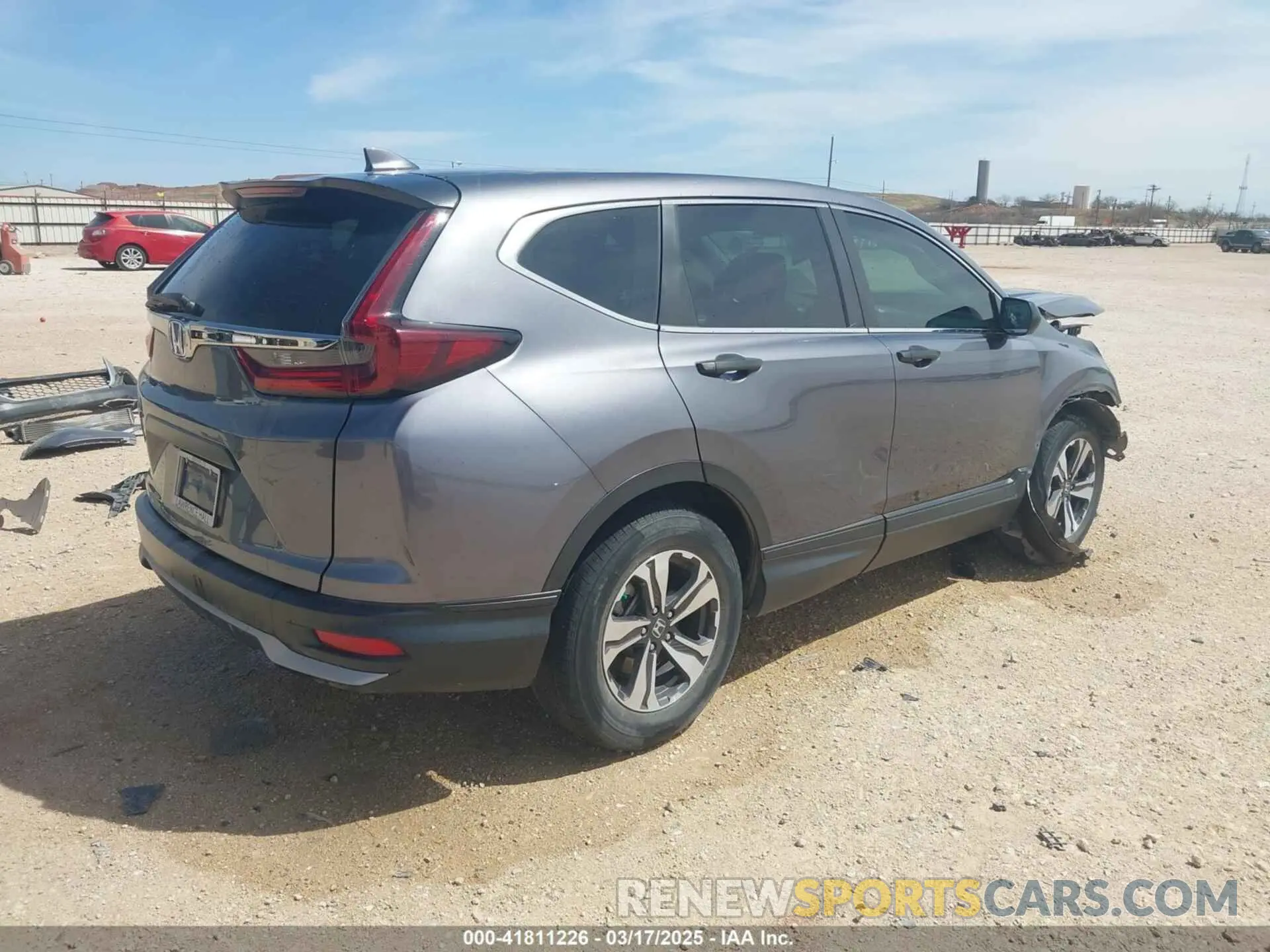 4 fotografías del automóvil dañado 5J6RW1H20ML006512 HONDA CR-V 2021