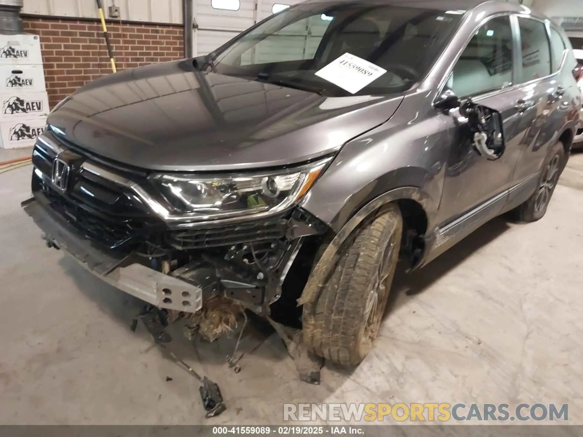 17 fotografías del automóvil dañado 5J6RW1H52ML007056 HONDA CR-V 2021