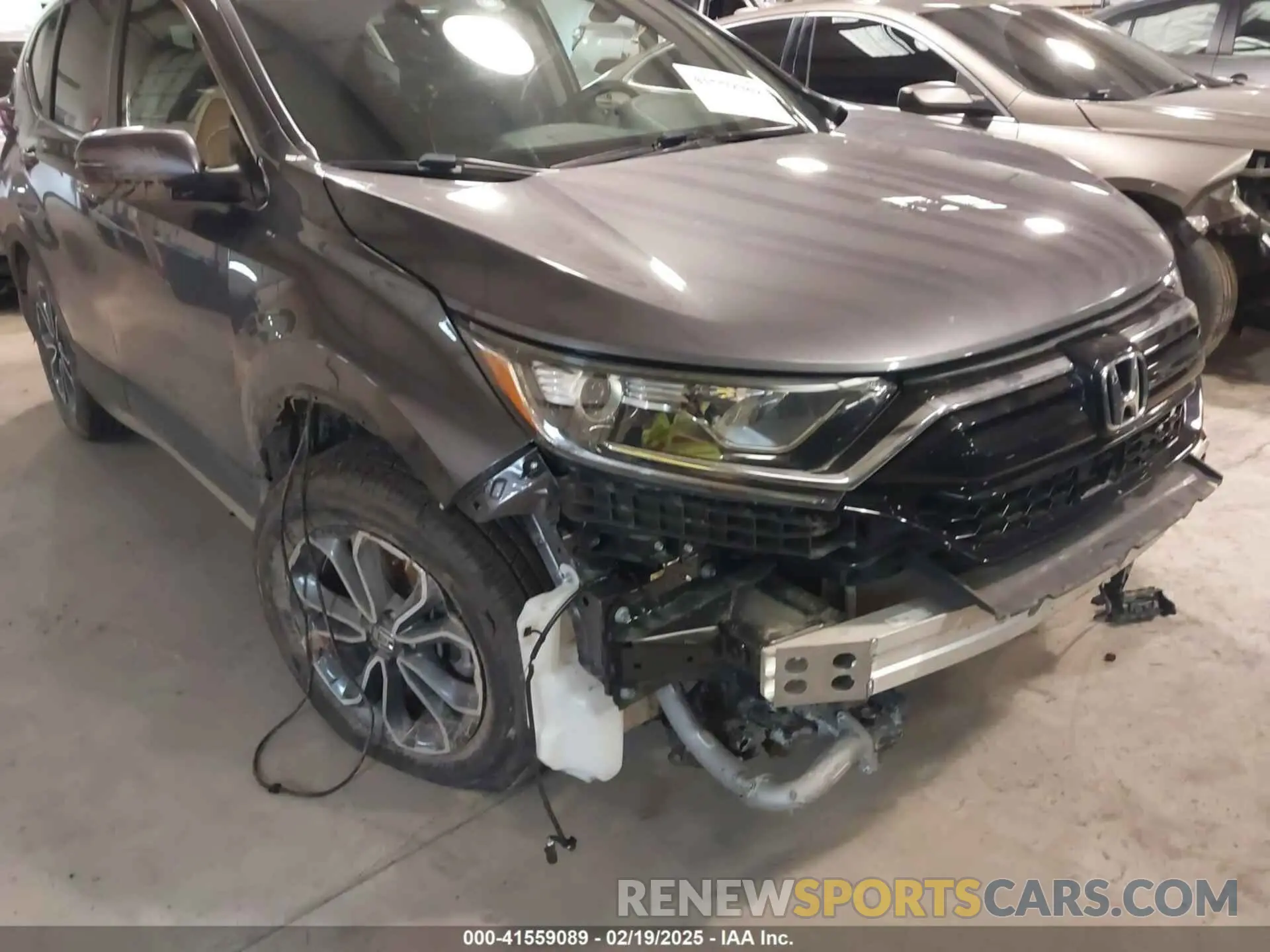 19 fotografías del automóvil dañado 5J6RW1H52ML007056 HONDA CR-V 2021