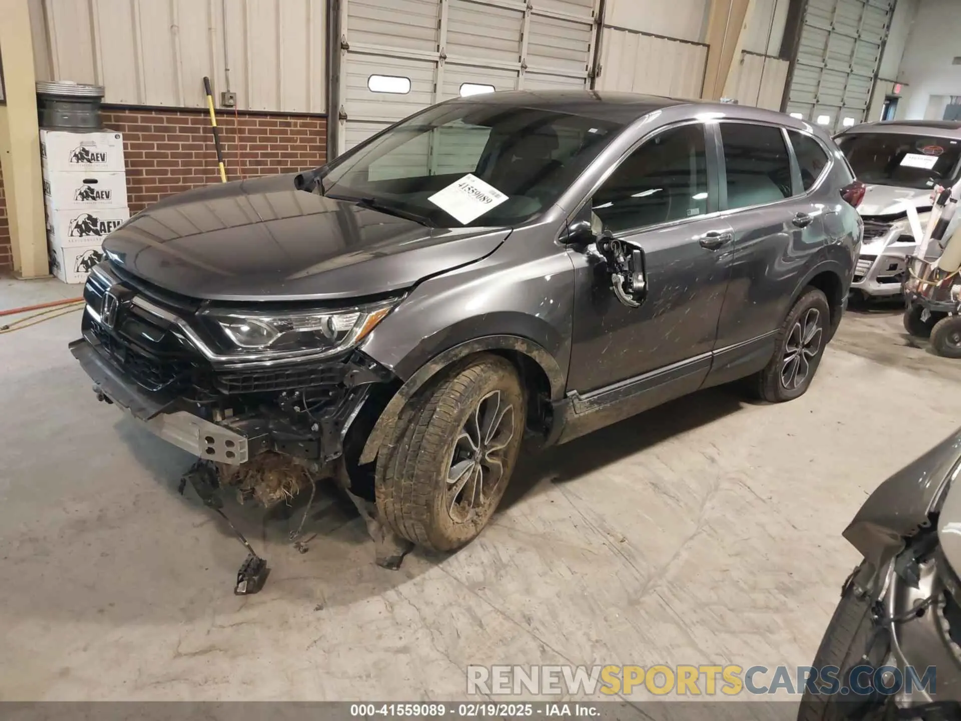 2 fotografías del automóvil dañado 5J6RW1H52ML007056 HONDA CR-V 2021