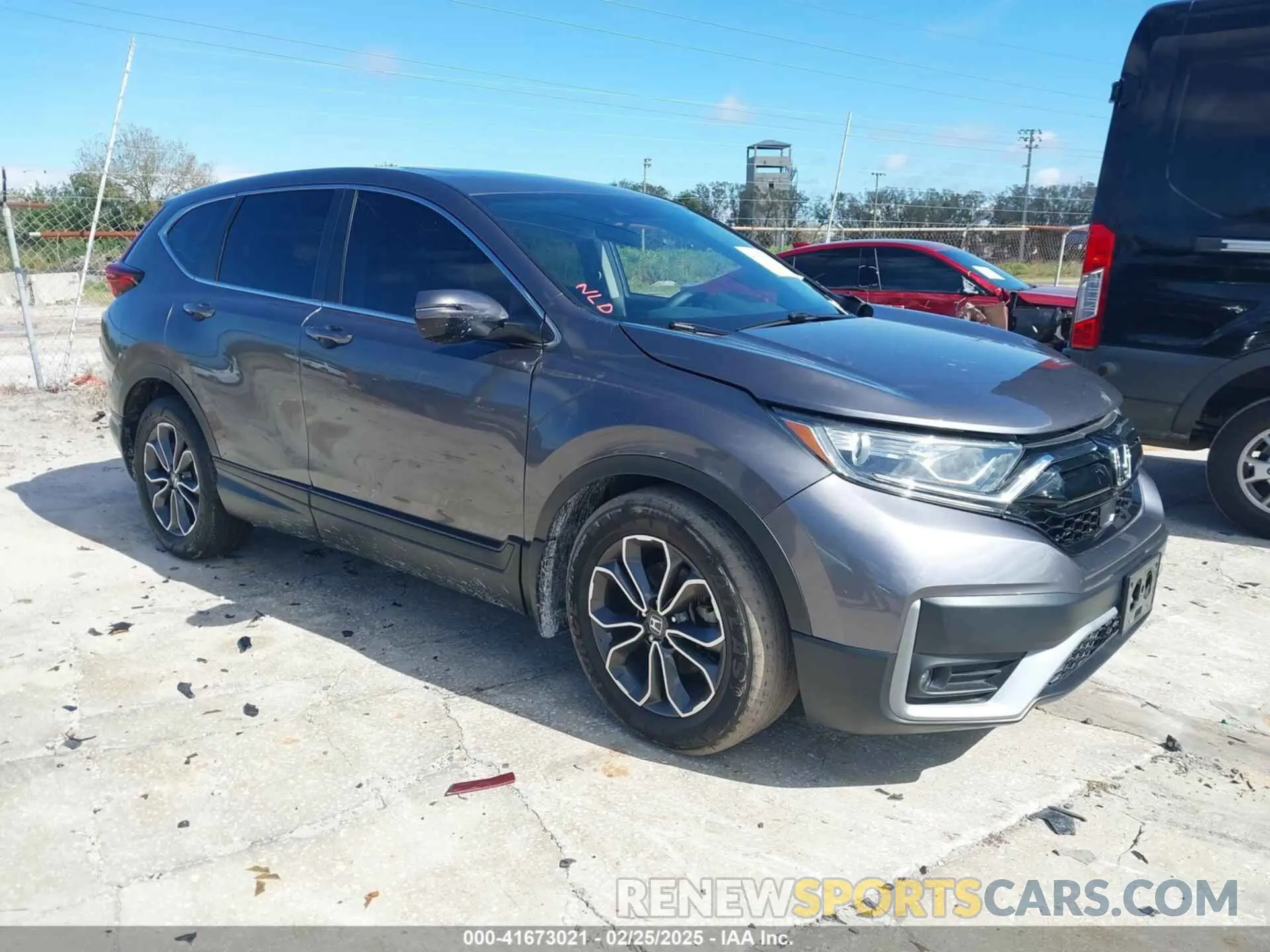 1 fotografías del automóvil dañado 5J6RW1H57MA006626 HONDA CR-V 2021