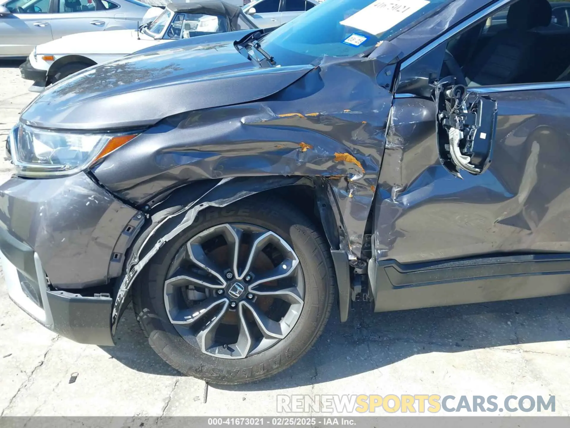12 fotografías del automóvil dañado 5J6RW1H57MA006626 HONDA CR-V 2021