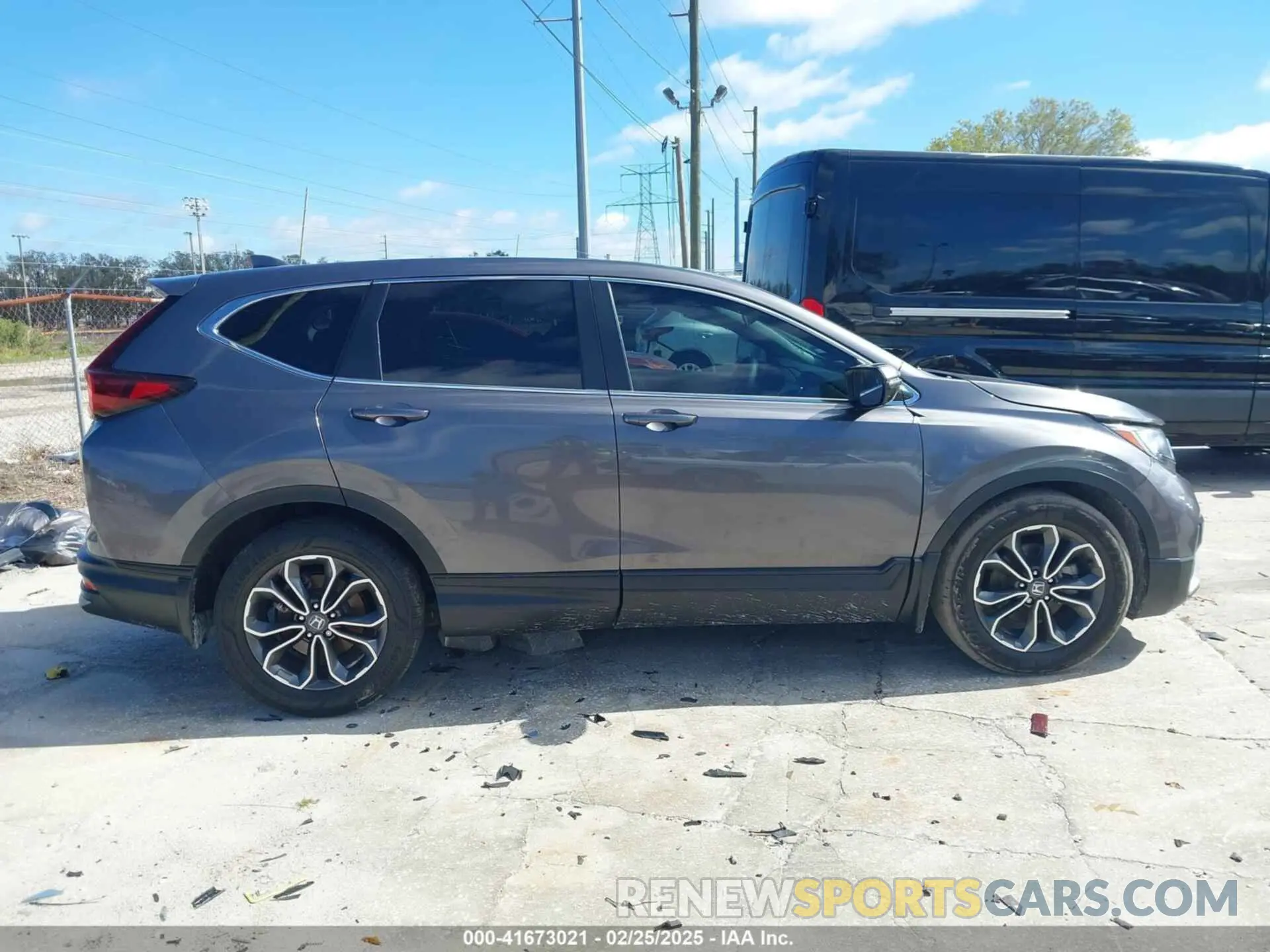 14 fotografías del automóvil dañado 5J6RW1H57MA006626 HONDA CR-V 2021