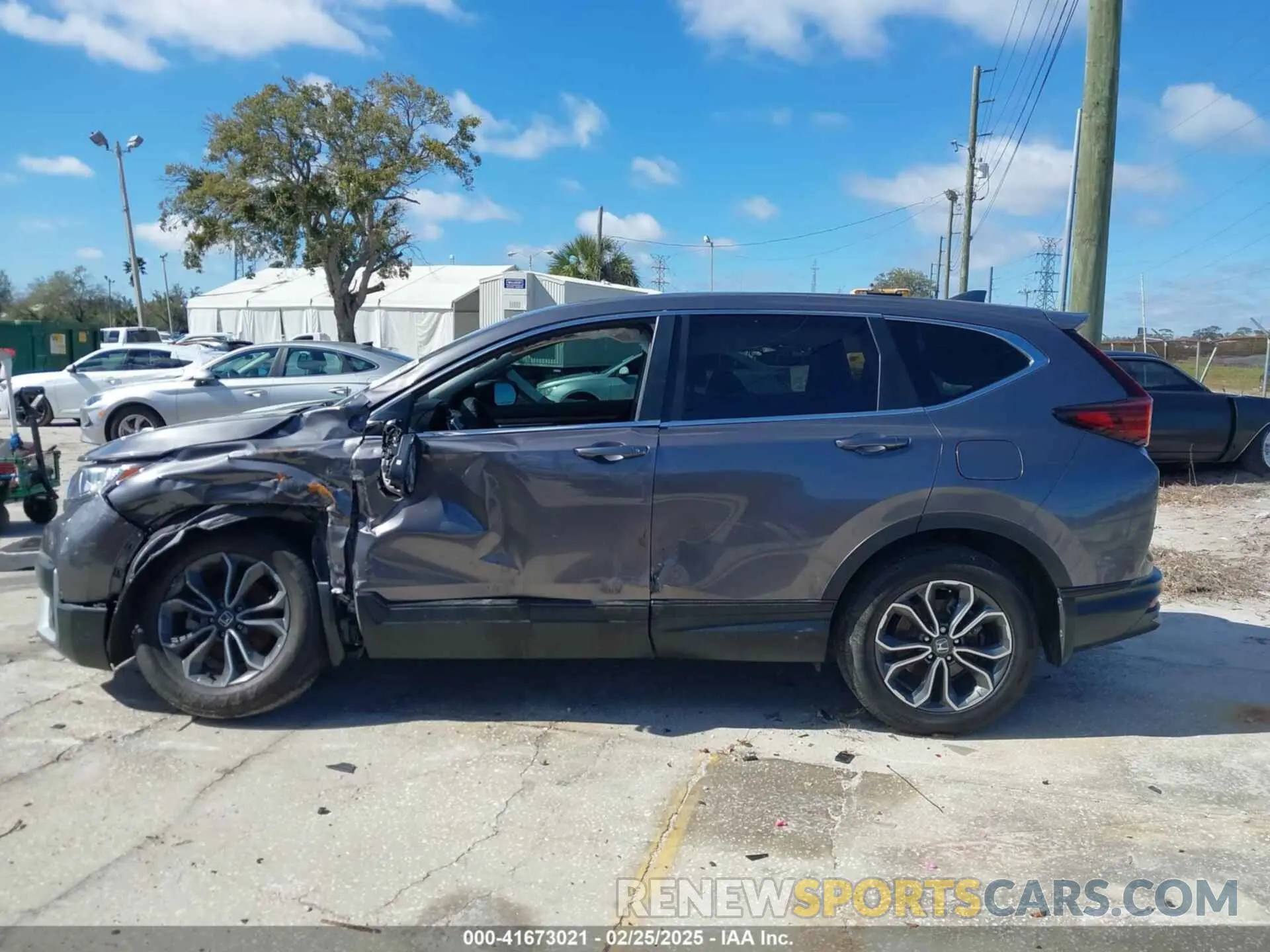 15 fotografías del automóvil dañado 5J6RW1H57MA006626 HONDA CR-V 2021