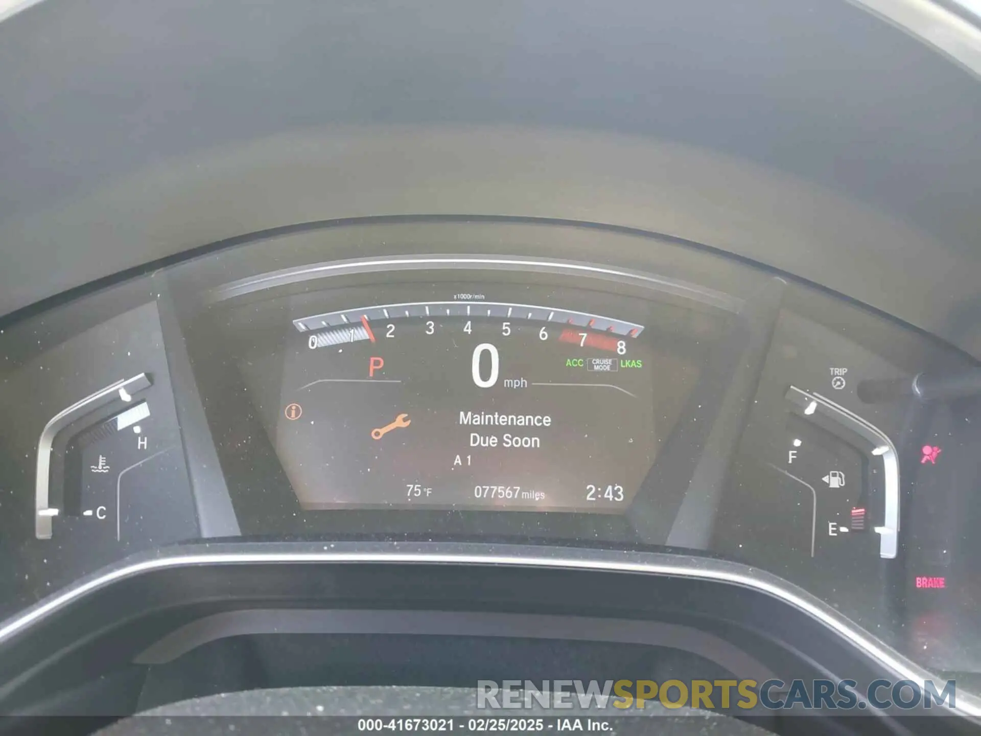 7 fotografías del automóvil dañado 5J6RW1H57MA006626 HONDA CR-V 2021
