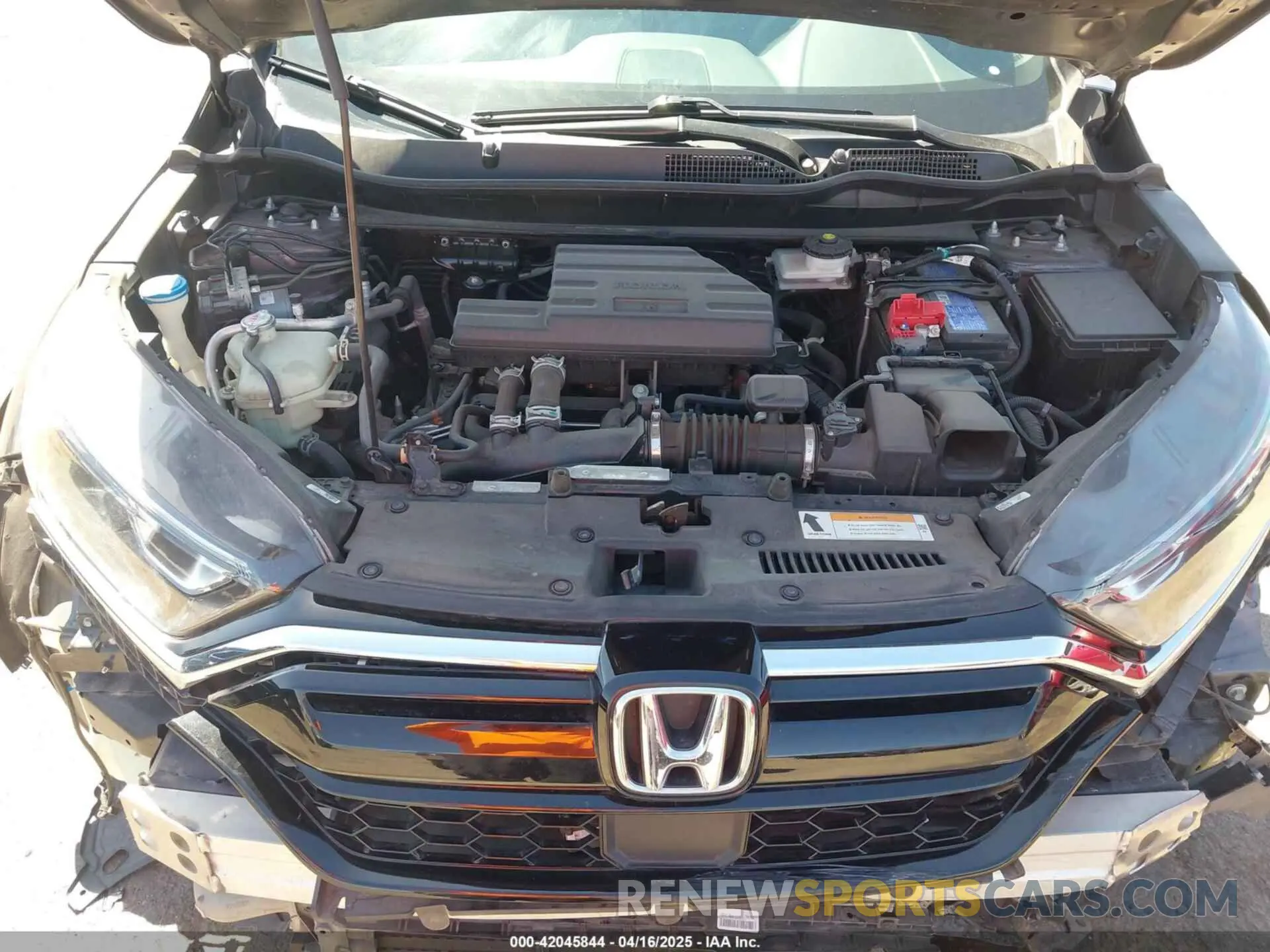 10 fotografías del automóvil dañado 5J6RW1H57MA010868 HONDA CR-V 2021