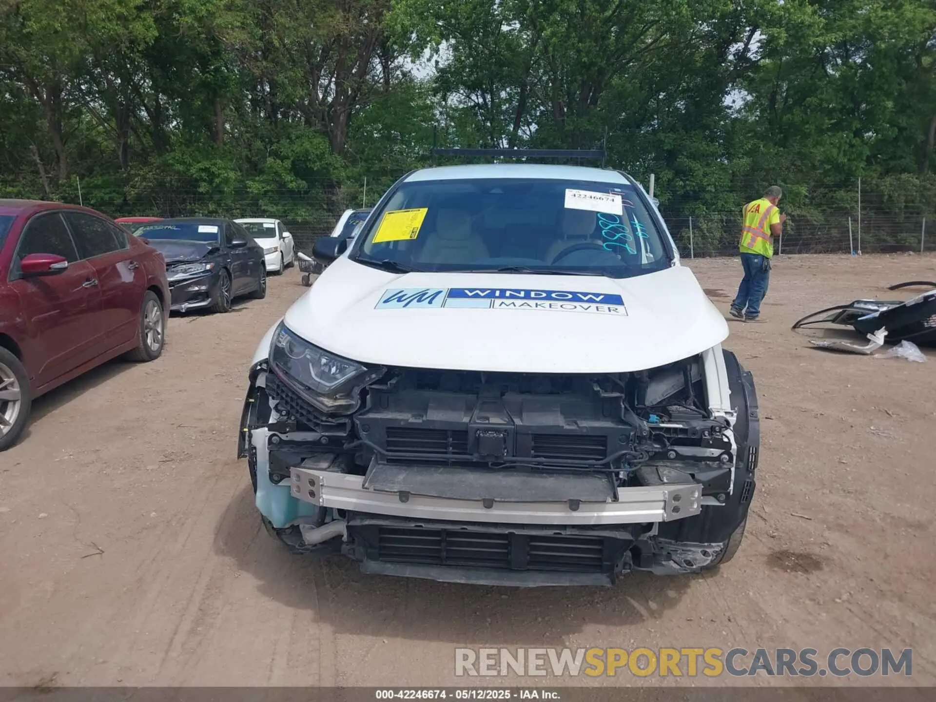 12 fotografías del automóvil dañado 5J6RW2H25ML017348 HONDA CR-V 2021