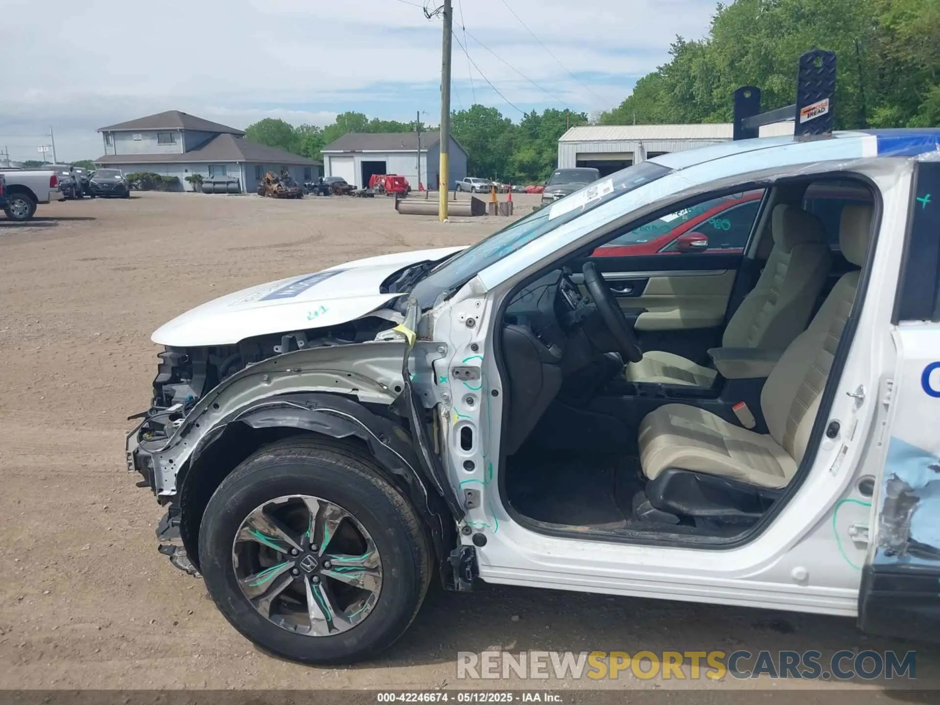 14 fotografías del automóvil dañado 5J6RW2H25ML017348 HONDA CR-V 2021