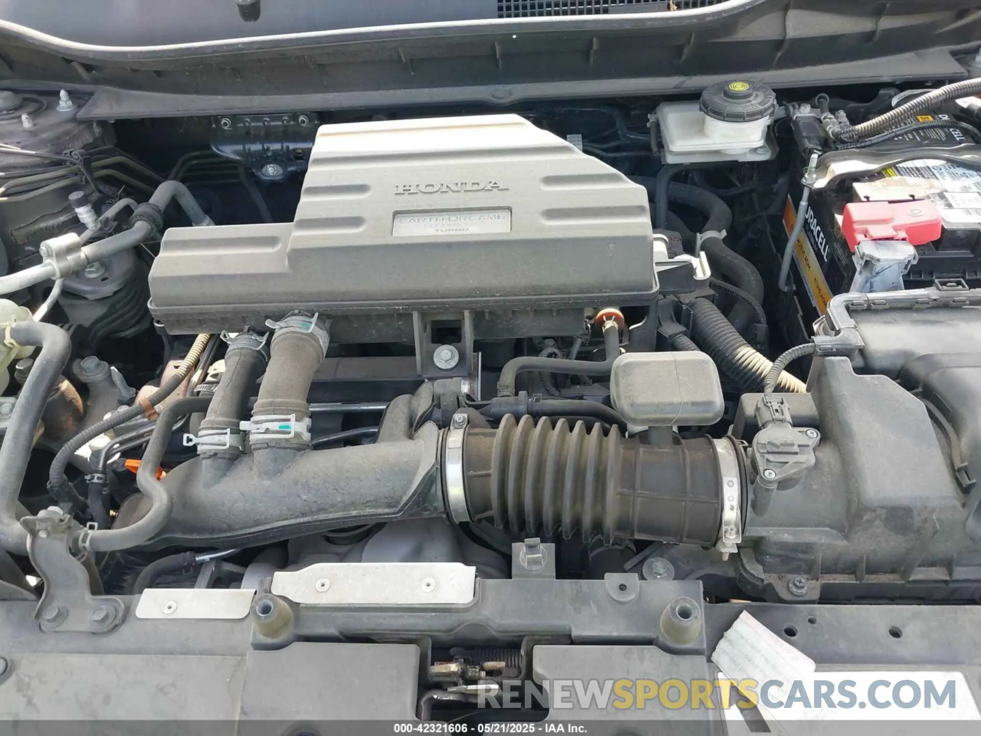 10 fotografías del automóvil dañado 5J6RW2H50MA007140 HONDA CR-V 2021