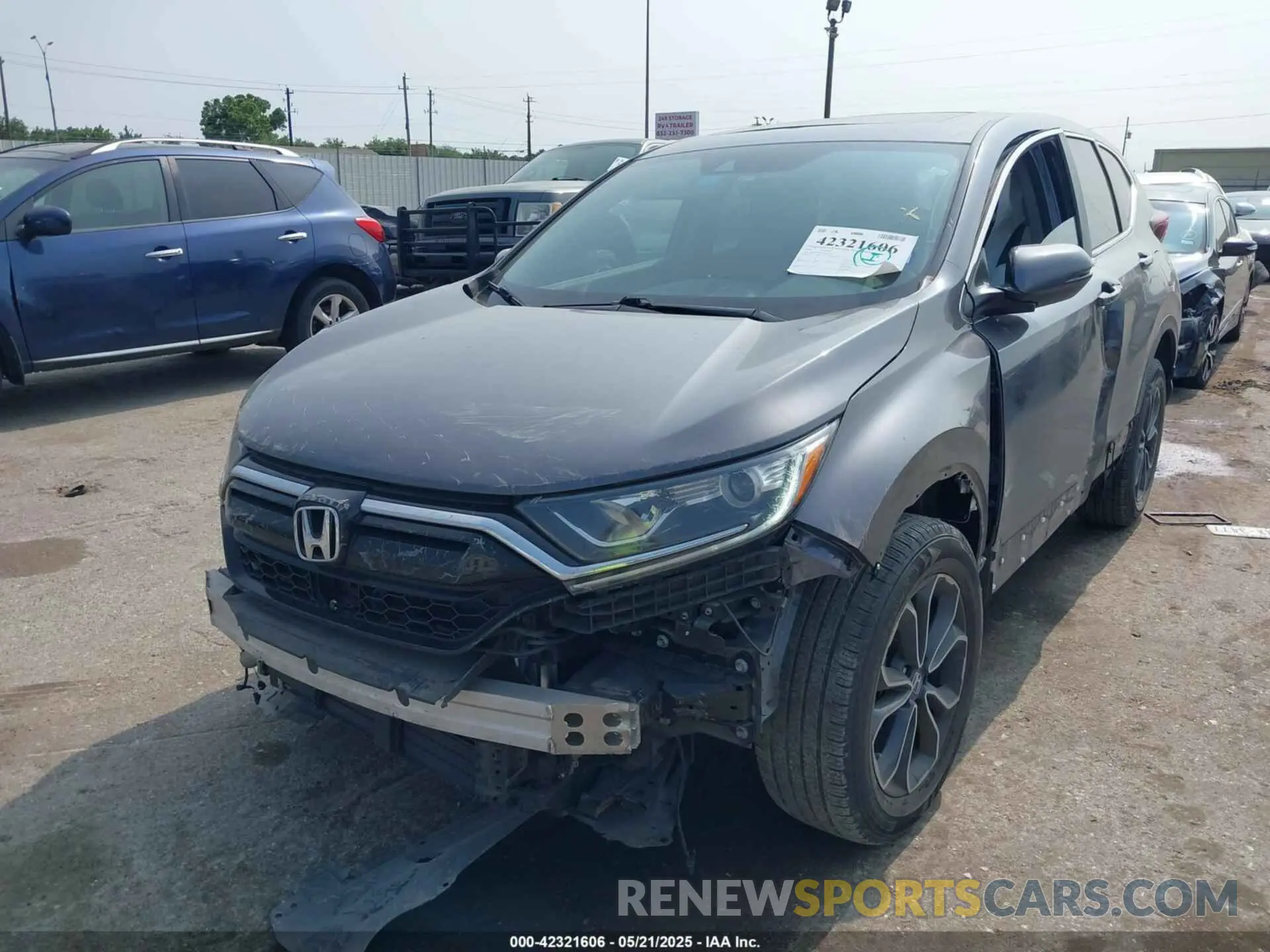 12 fotografías del automóvil dañado 5J6RW2H50MA007140 HONDA CR-V 2021