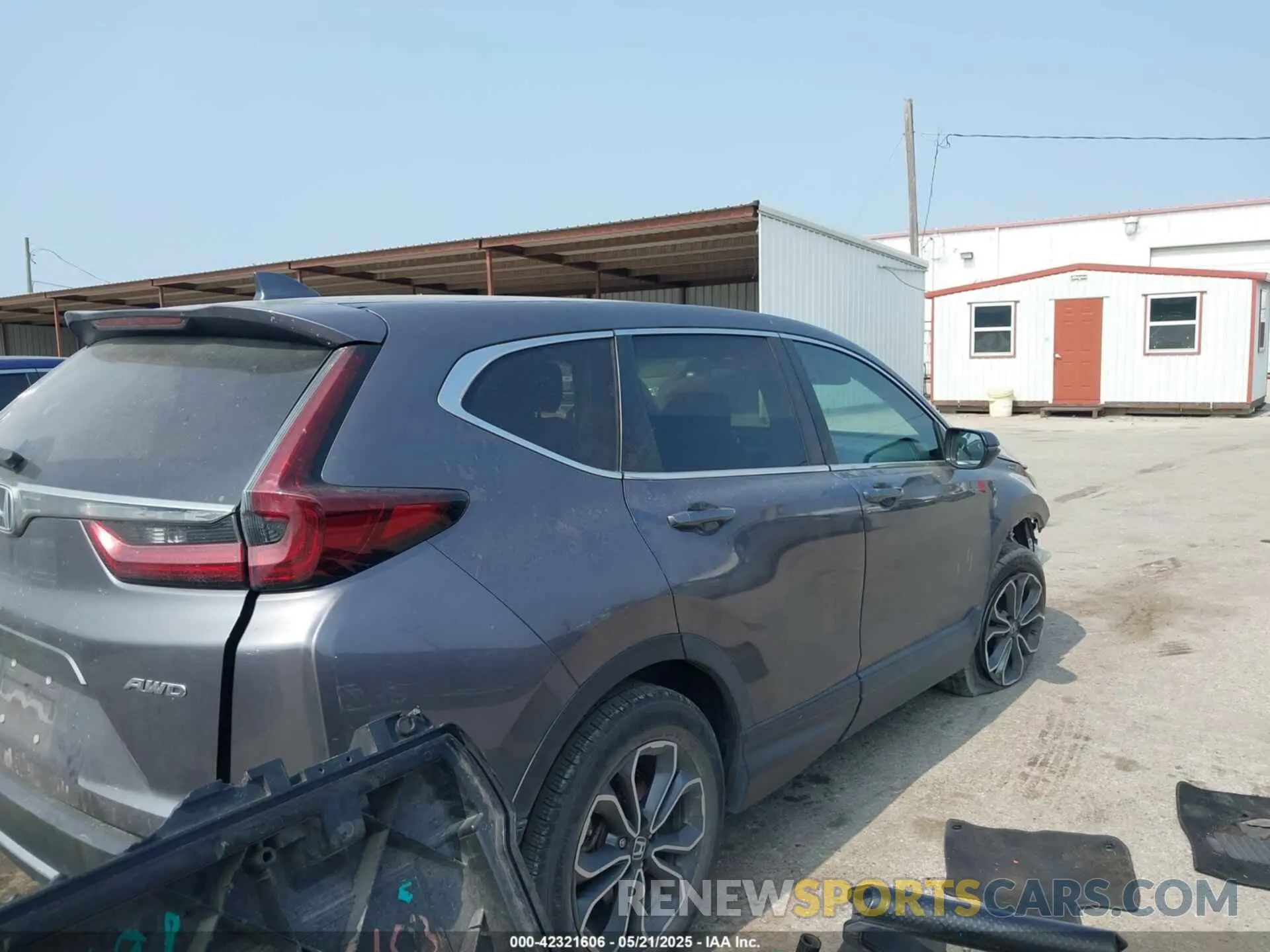 4 fotografías del automóvil dañado 5J6RW2H50MA007140 HONDA CR-V 2021