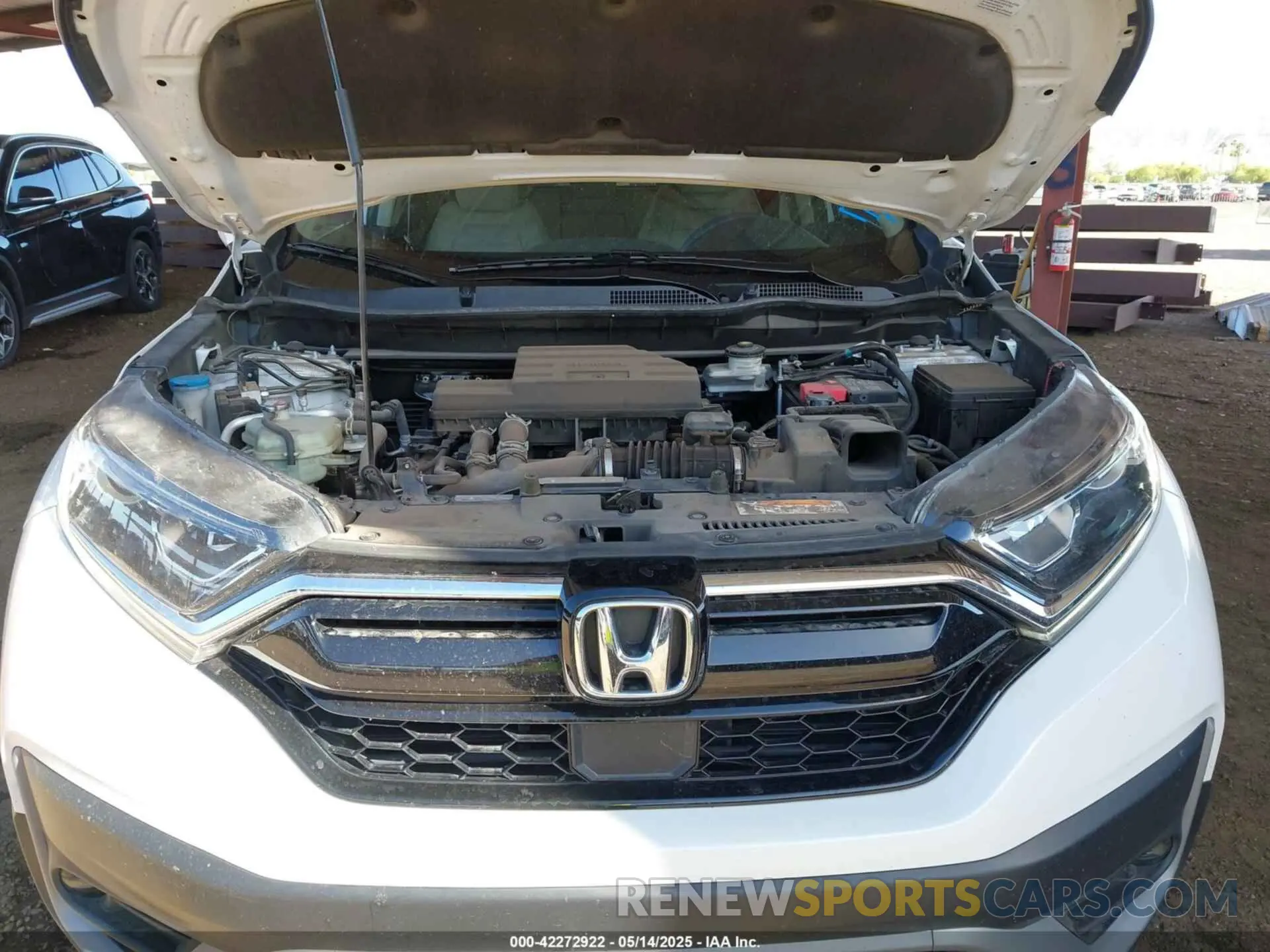 10 fotografías del automóvil dañado 5J6RW2H51MA014940 HONDA CR-V 2021