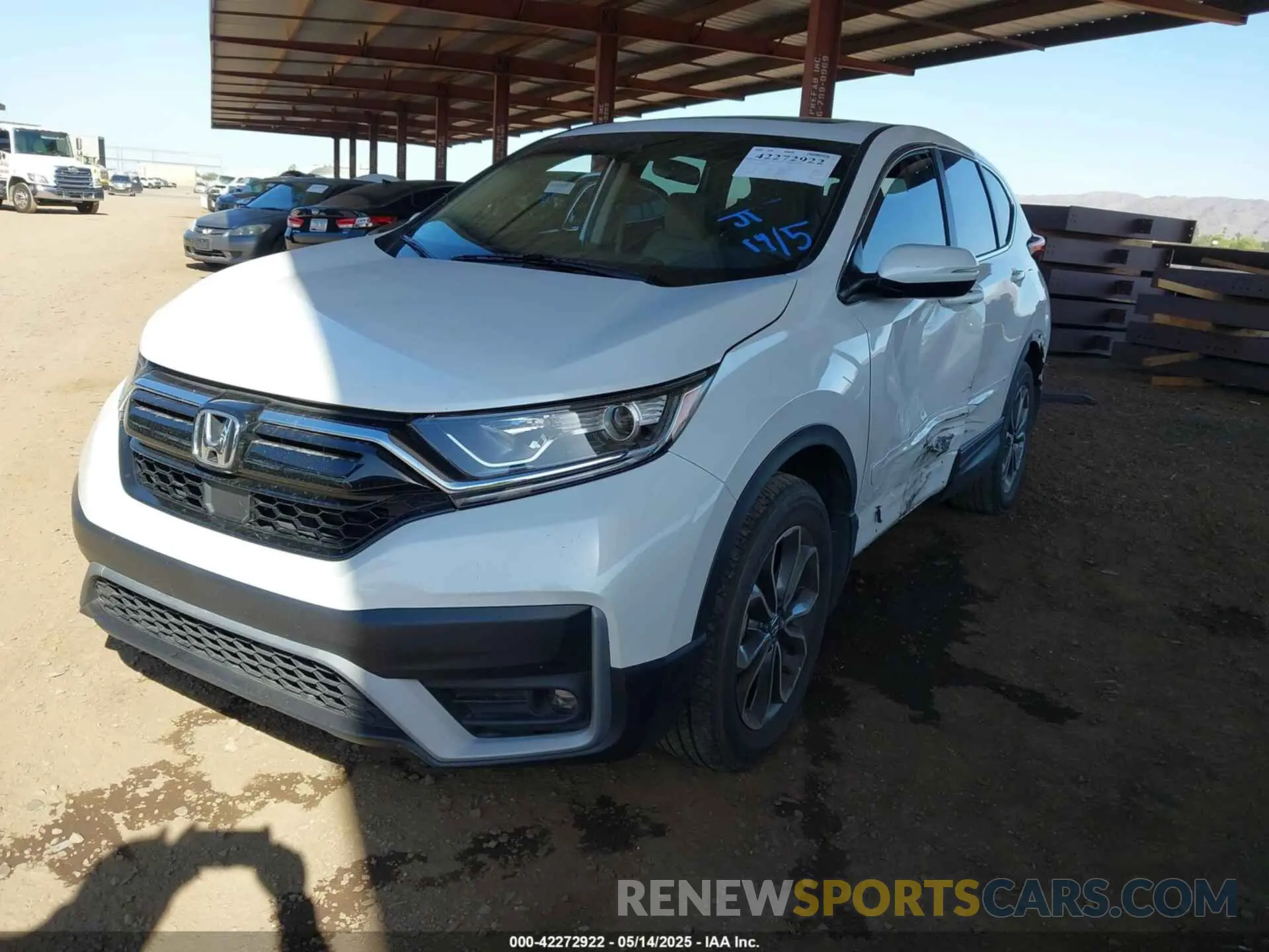 2 fotografías del automóvil dañado 5J6RW2H51MA014940 HONDA CR-V 2021
