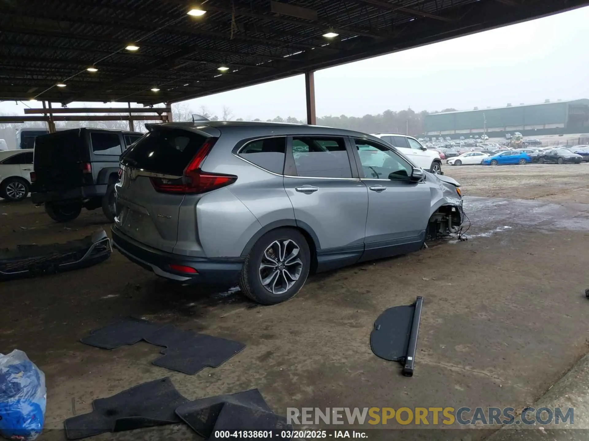 4 fotografías del automóvil dañado 5J6RW2H53ML002891 HONDA CR-V 2021