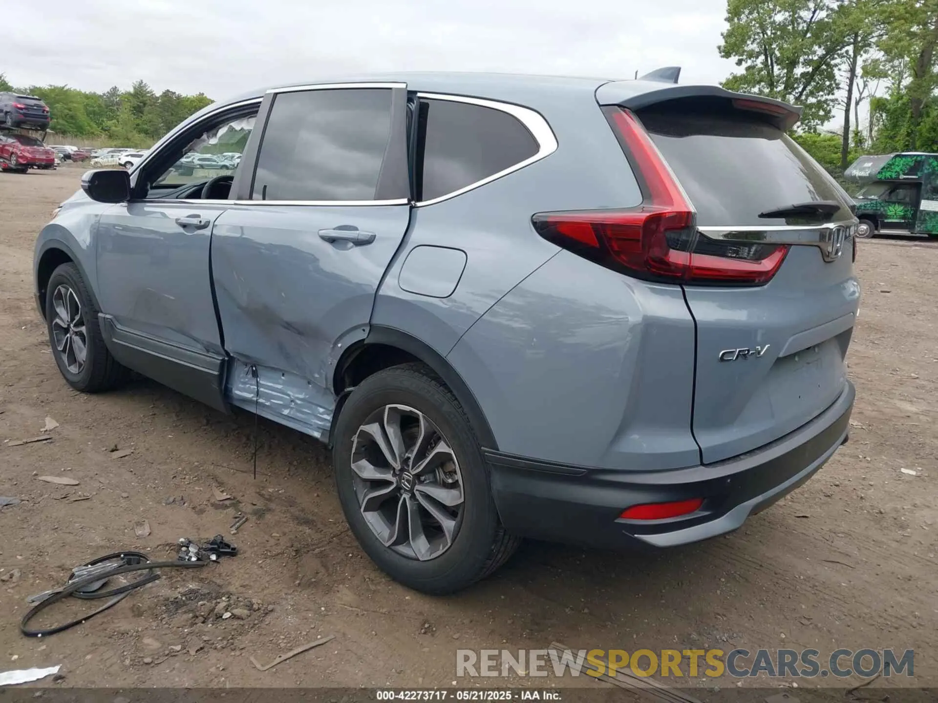3 fotografías del automóvil dañado 5J6RW2H54ML004200 HONDA CR-V 2021