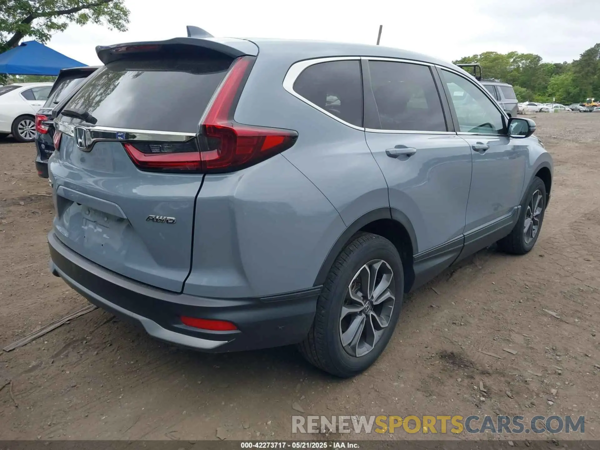 4 fotografías del automóvil dañado 5J6RW2H54ML004200 HONDA CR-V 2021