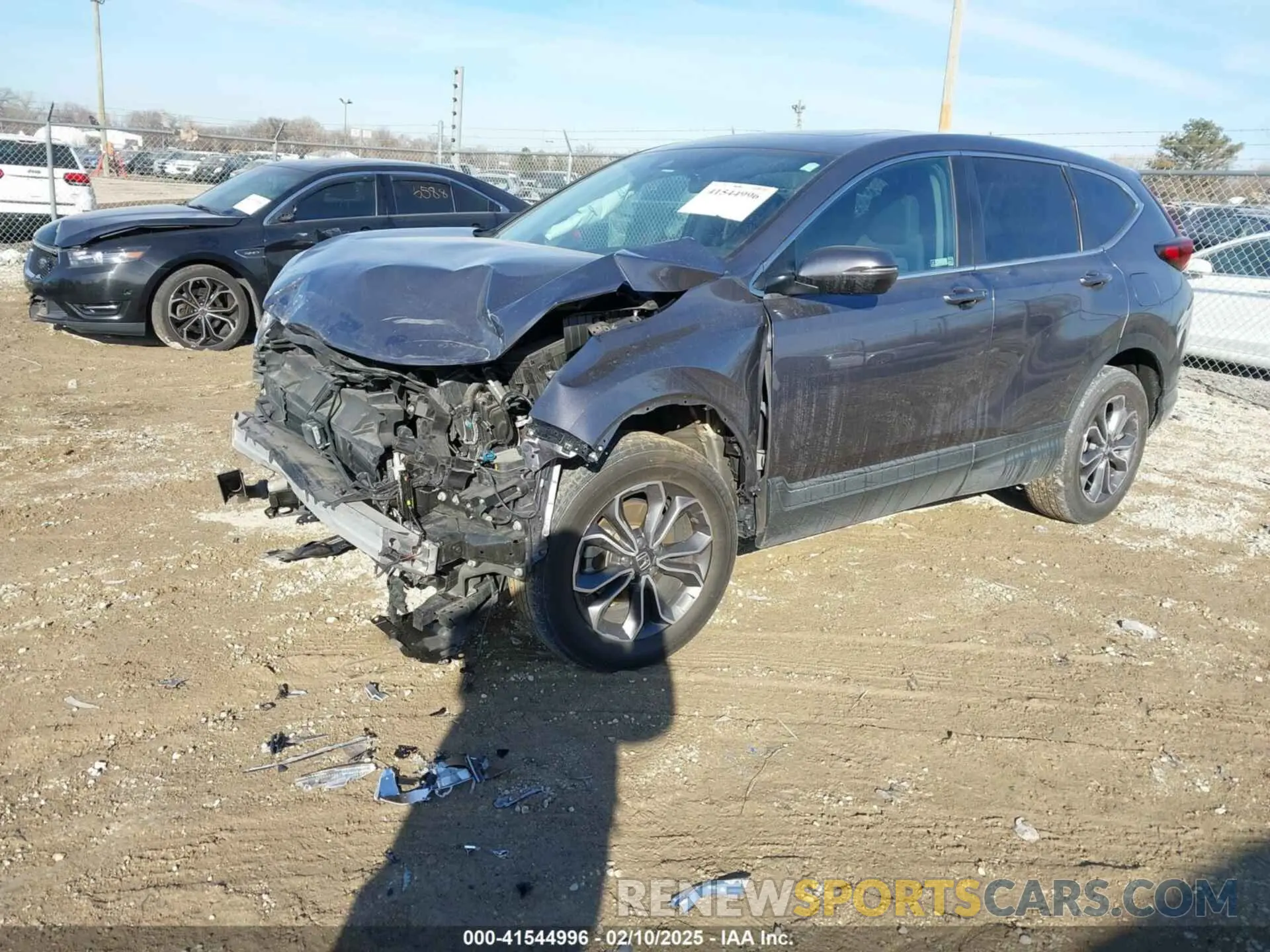 2 fotografías del automóvil dañado 5J6RW2H55ML002214 HONDA CR-V 2021