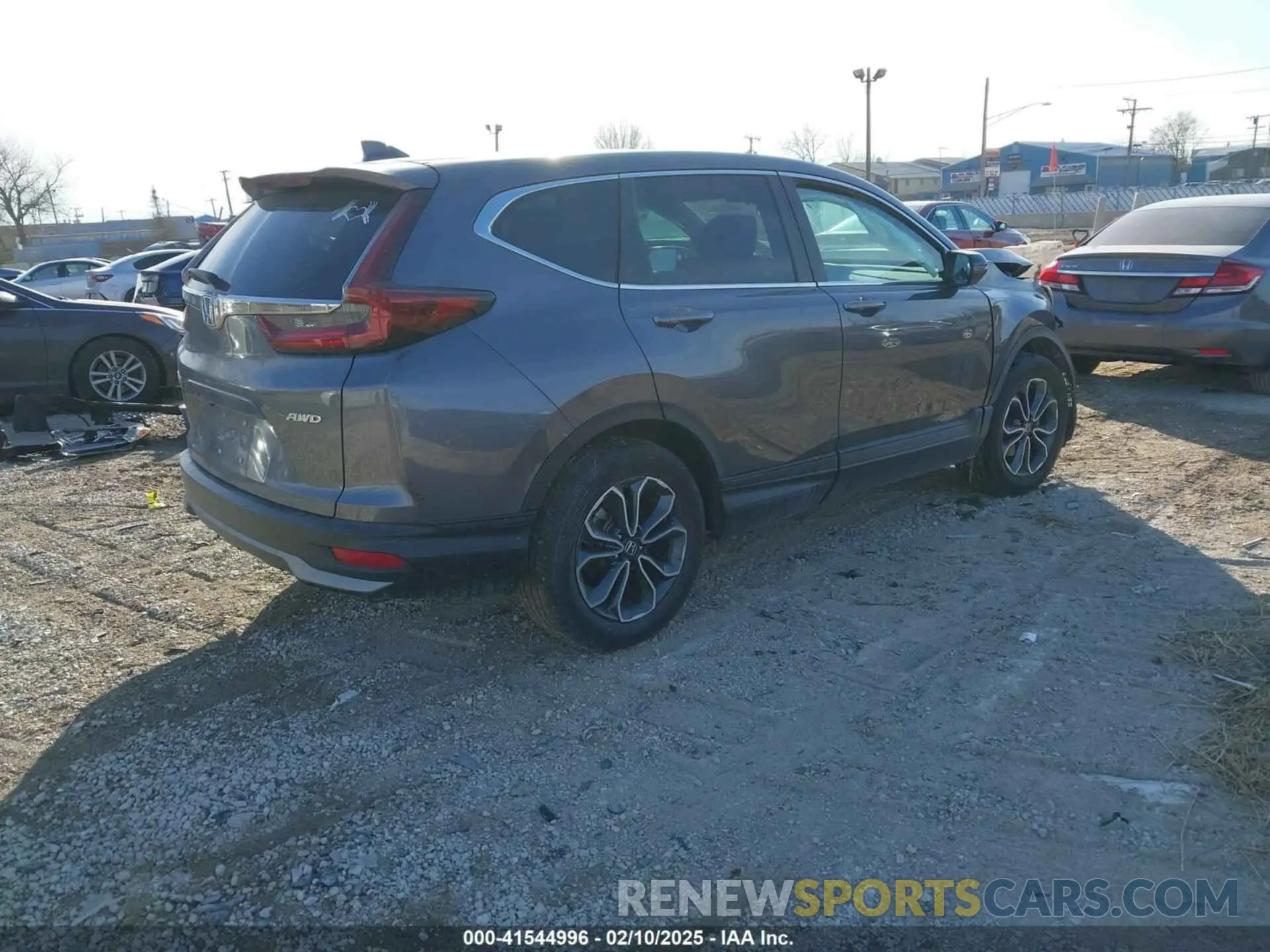 4 fotografías del automóvil dañado 5J6RW2H55ML002214 HONDA CR-V 2021