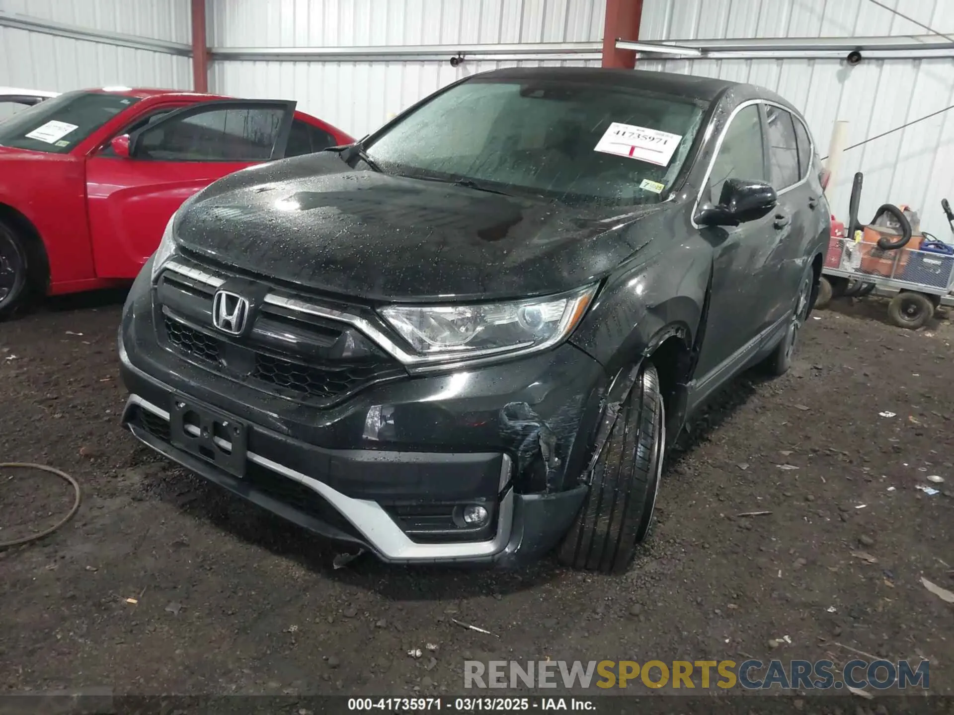 2 fotografías del automóvil dañado 5J6RW2H57MA012724 HONDA CR-V 2021