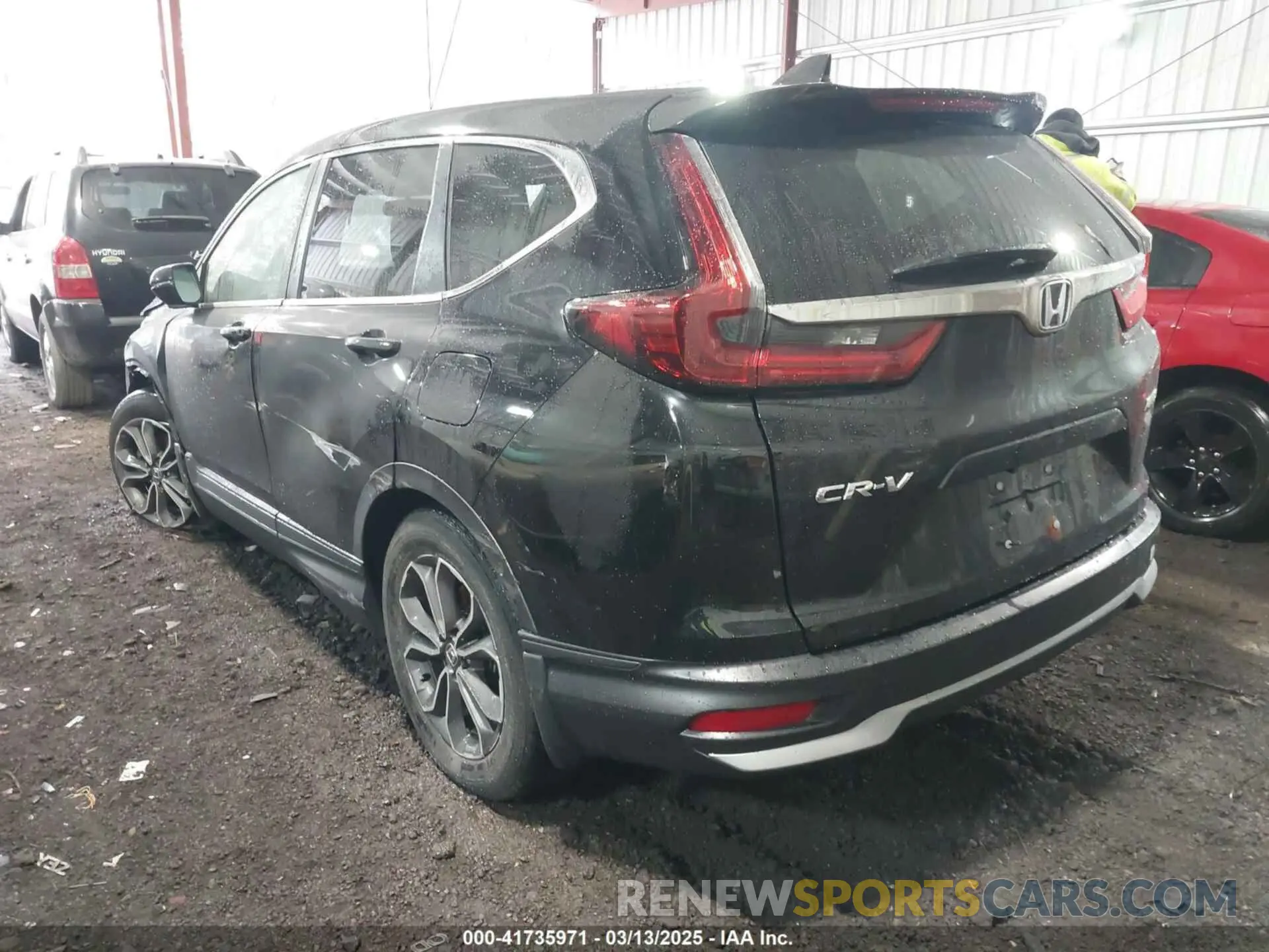 3 fotografías del automóvil dañado 5J6RW2H57MA012724 HONDA CR-V 2021