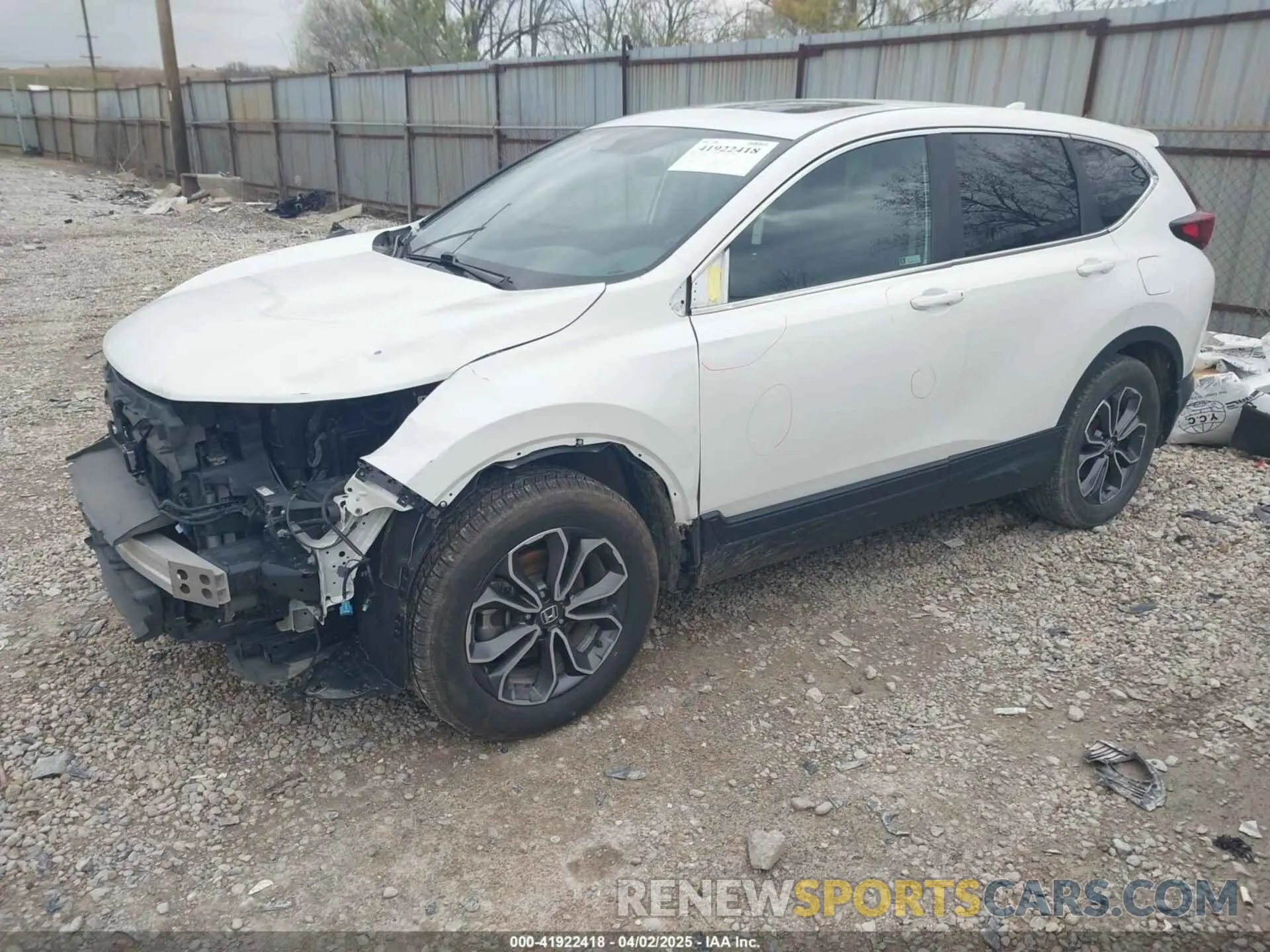 2 fotografías del automóvil dañado 5J6RW2H58ML000912 HONDA CR-V 2021