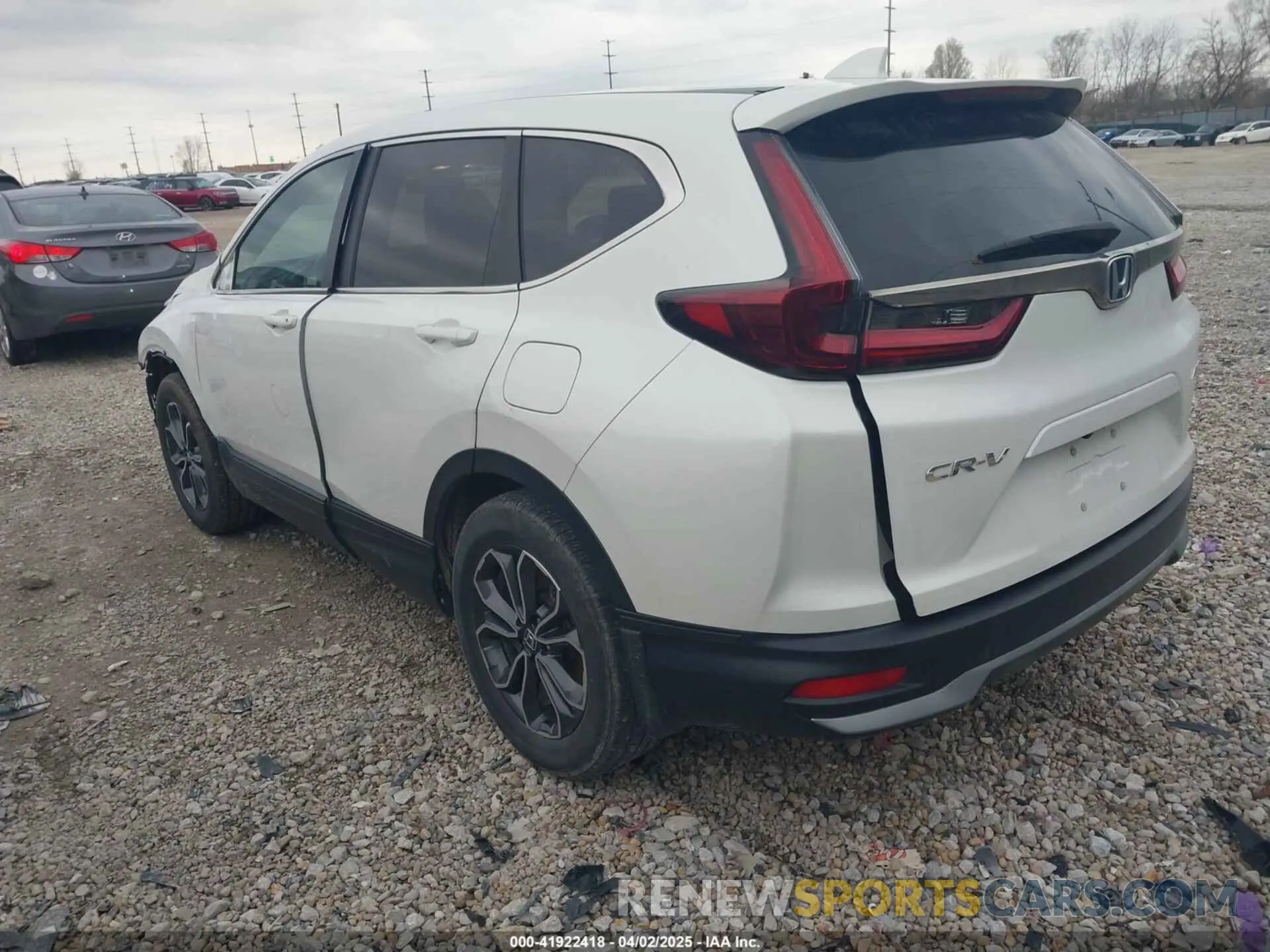 3 fotografías del automóvil dañado 5J6RW2H58ML000912 HONDA CR-V 2021