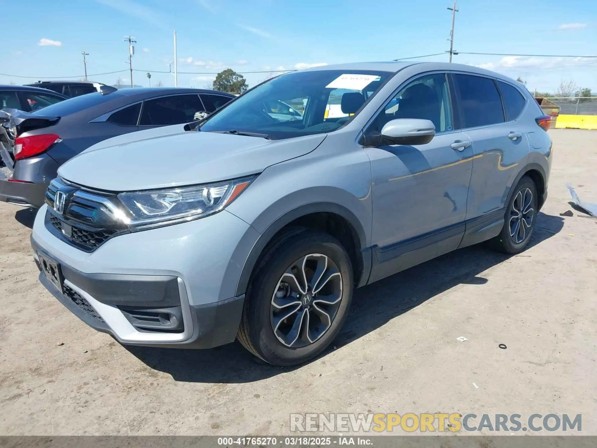2 fotografías del automóvil dañado 5J6RW2H58ML012459 HONDA CR-V 2021