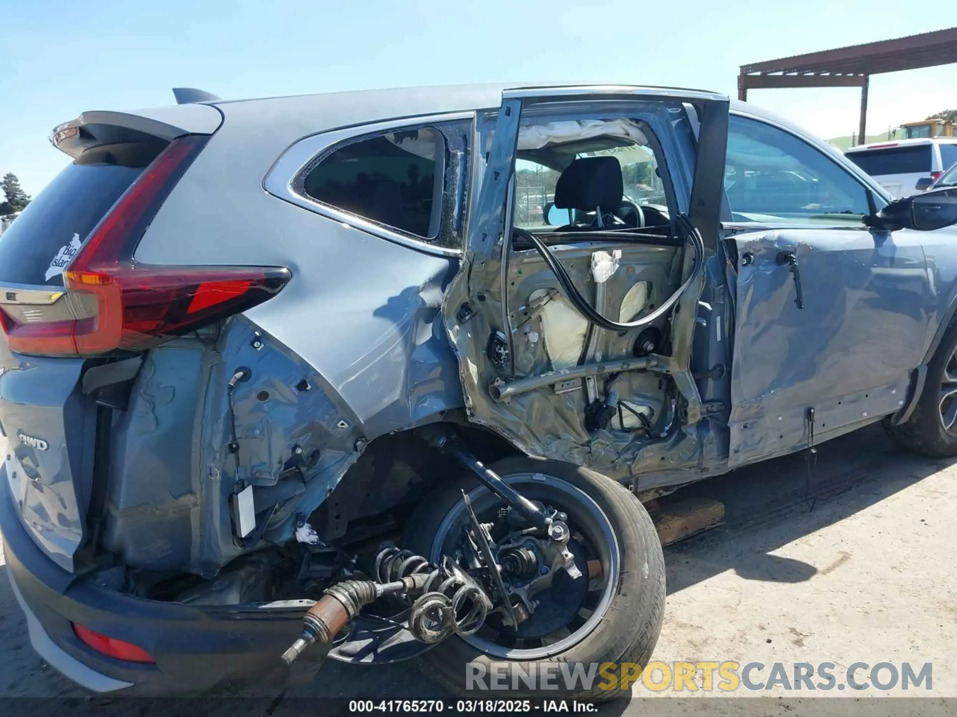 6 fotografías del automóvil dañado 5J6RW2H58ML012459 HONDA CR-V 2021