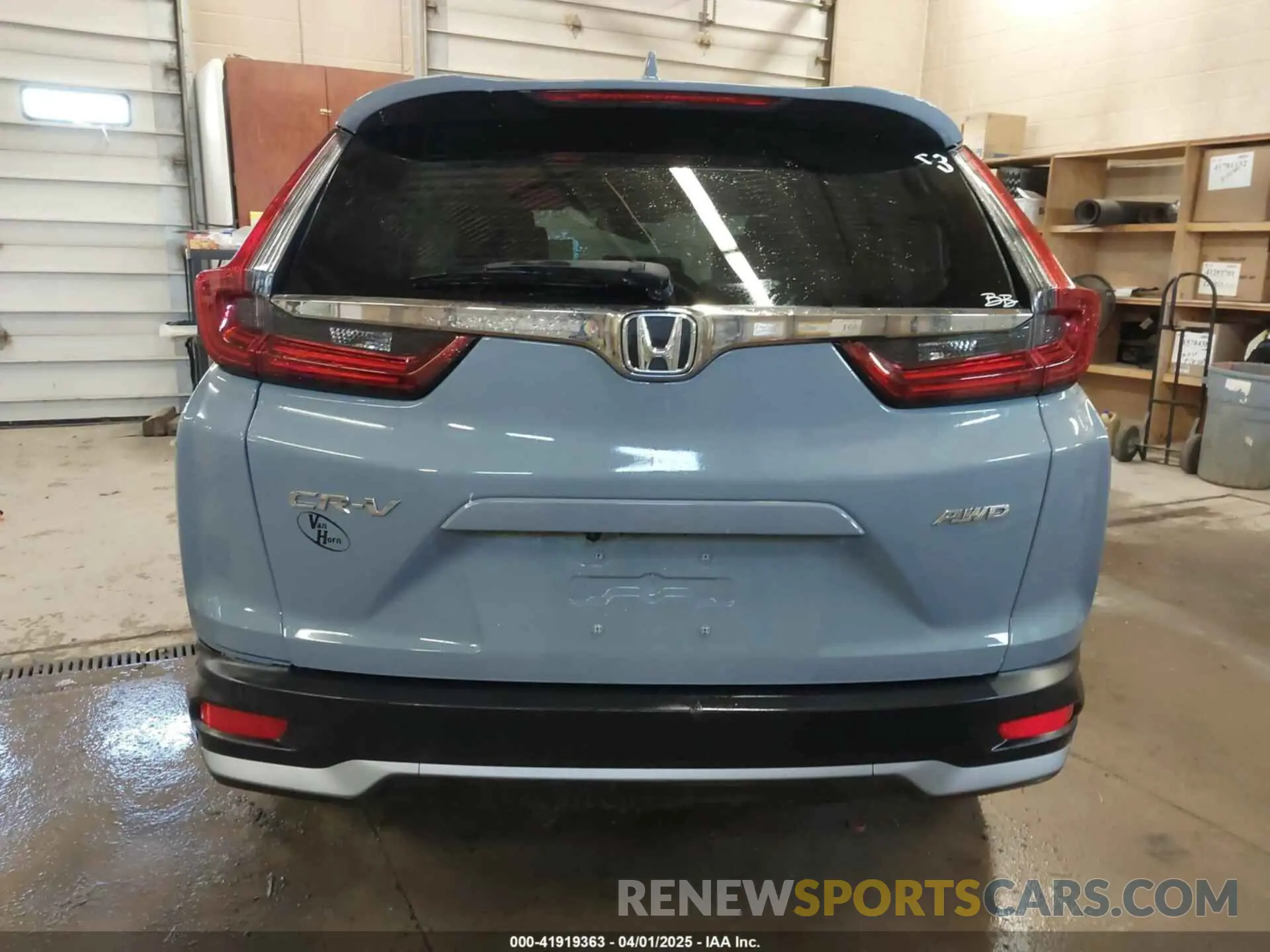 17 fotografías del automóvil dañado 5J6RW2H5XML004217 HONDA CR-V 2021
