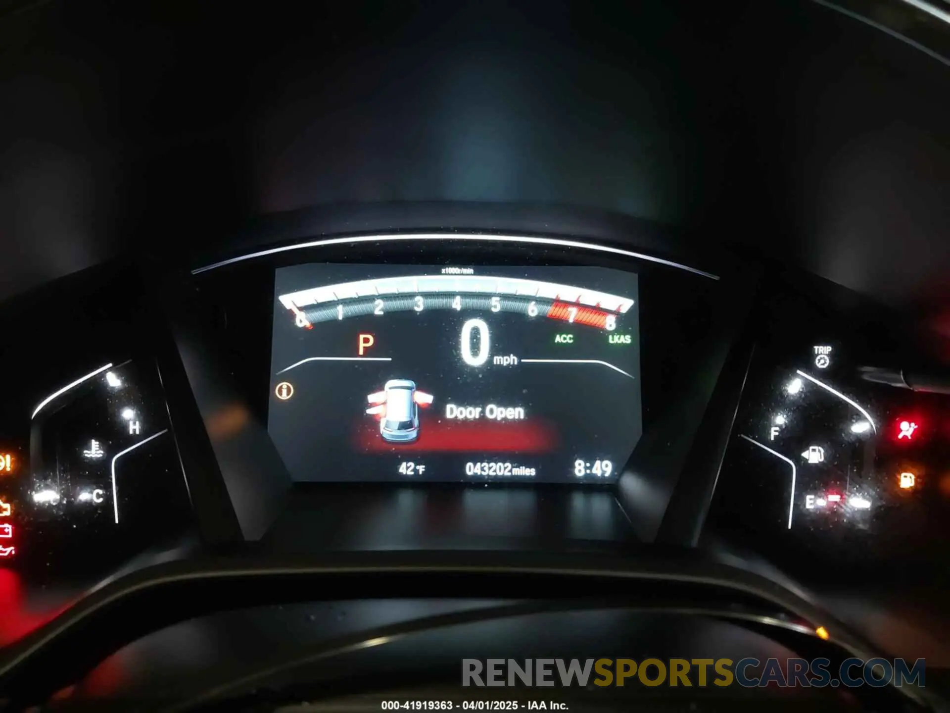 7 fotografías del automóvil dañado 5J6RW2H5XML004217 HONDA CR-V 2021