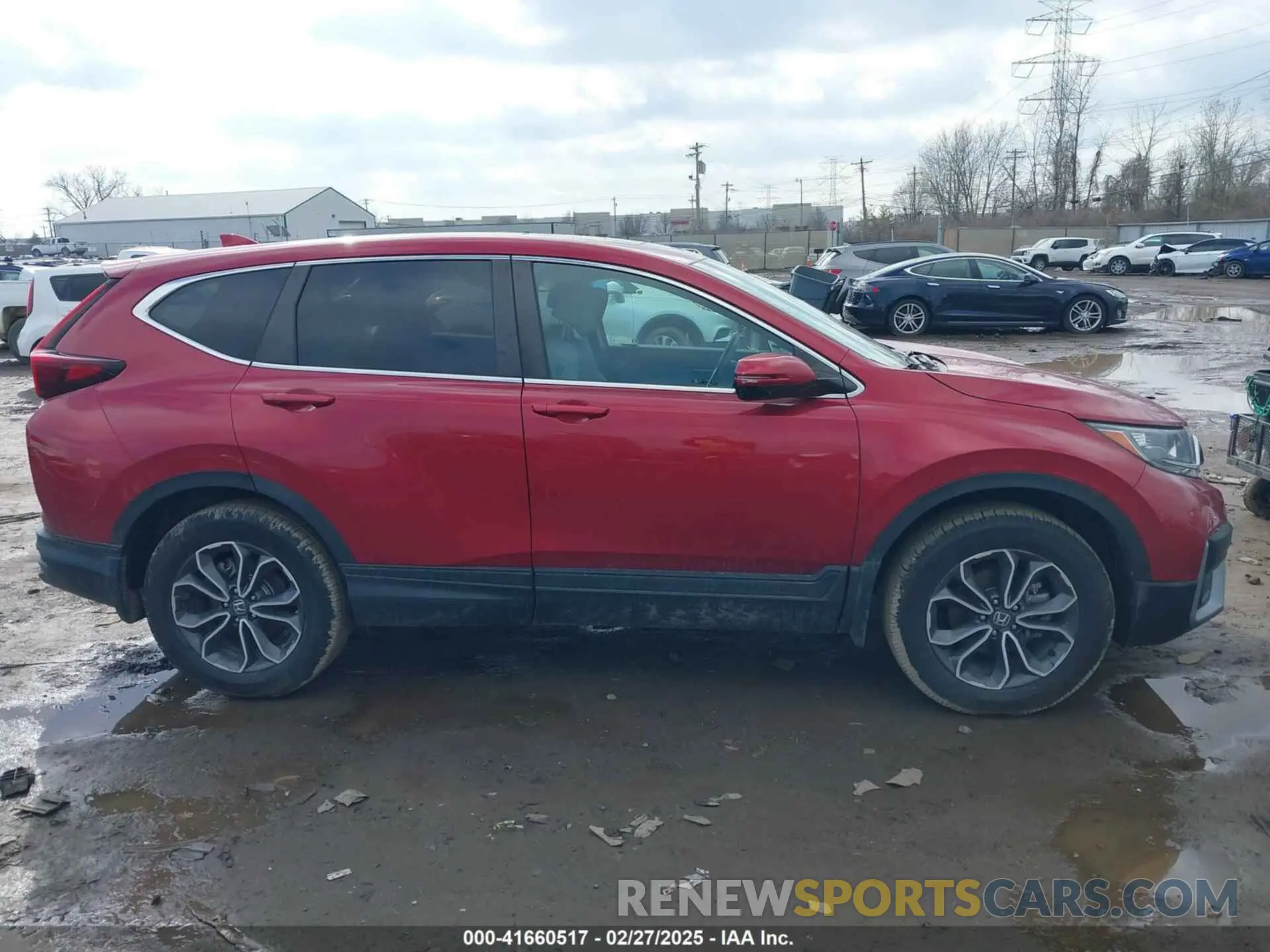 13 fotografías del automóvil dañado 5J6RW2H82ML010040 HONDA CR-V 2021